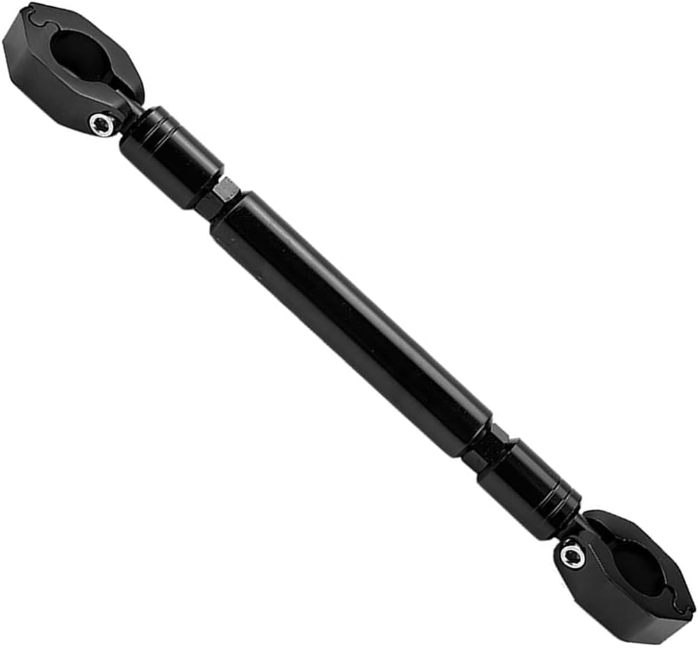 Adjustable Universal 22Mm Motorcycle Handlebar Cross Bar - High Strength Tool for Easy Installation, Black (Black #02)