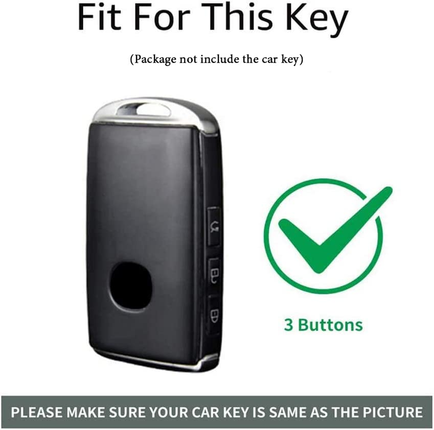 Ontto Car Key Fob Cover Fit for Mazda 3 CX-30 CX-5 CX-9 Mazda 3 Sedan 2019 2020 Smart Key Case Keyring TPU Silicone Key Shell Key Holder Keychain Protective Accessories Beige image number 3