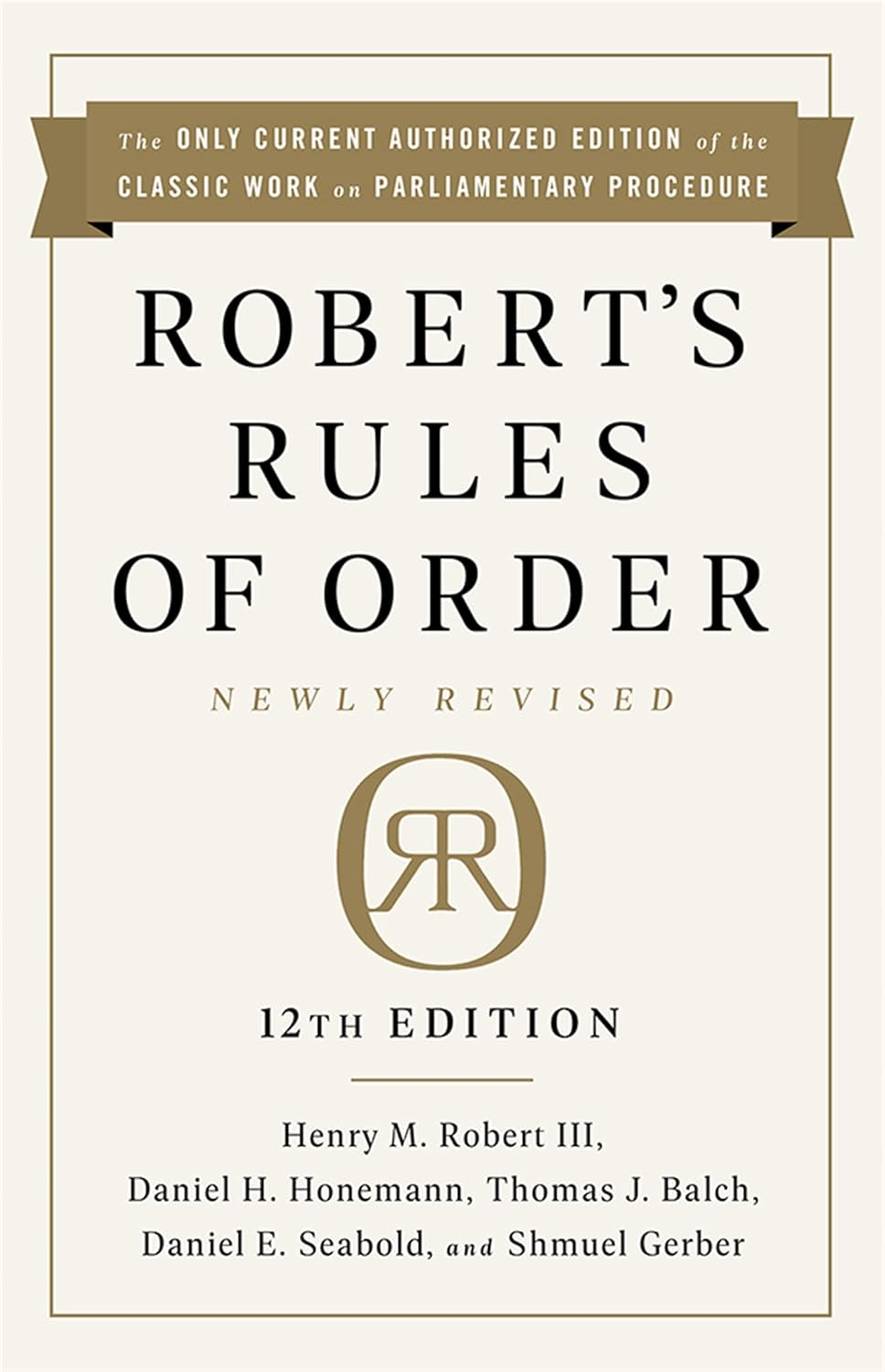 Robert'S Rules of Order Newly Revised, 12Th Edition image number 1