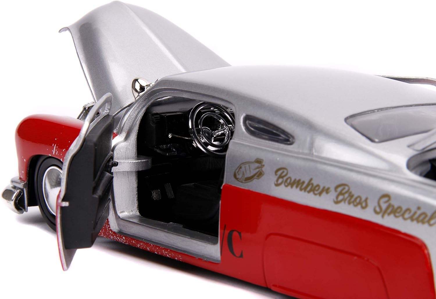 JADA Toys Big TIME Muscle - 1951 Mercury Coupe 1:24 Scale DIECAST CAR RED image number 3