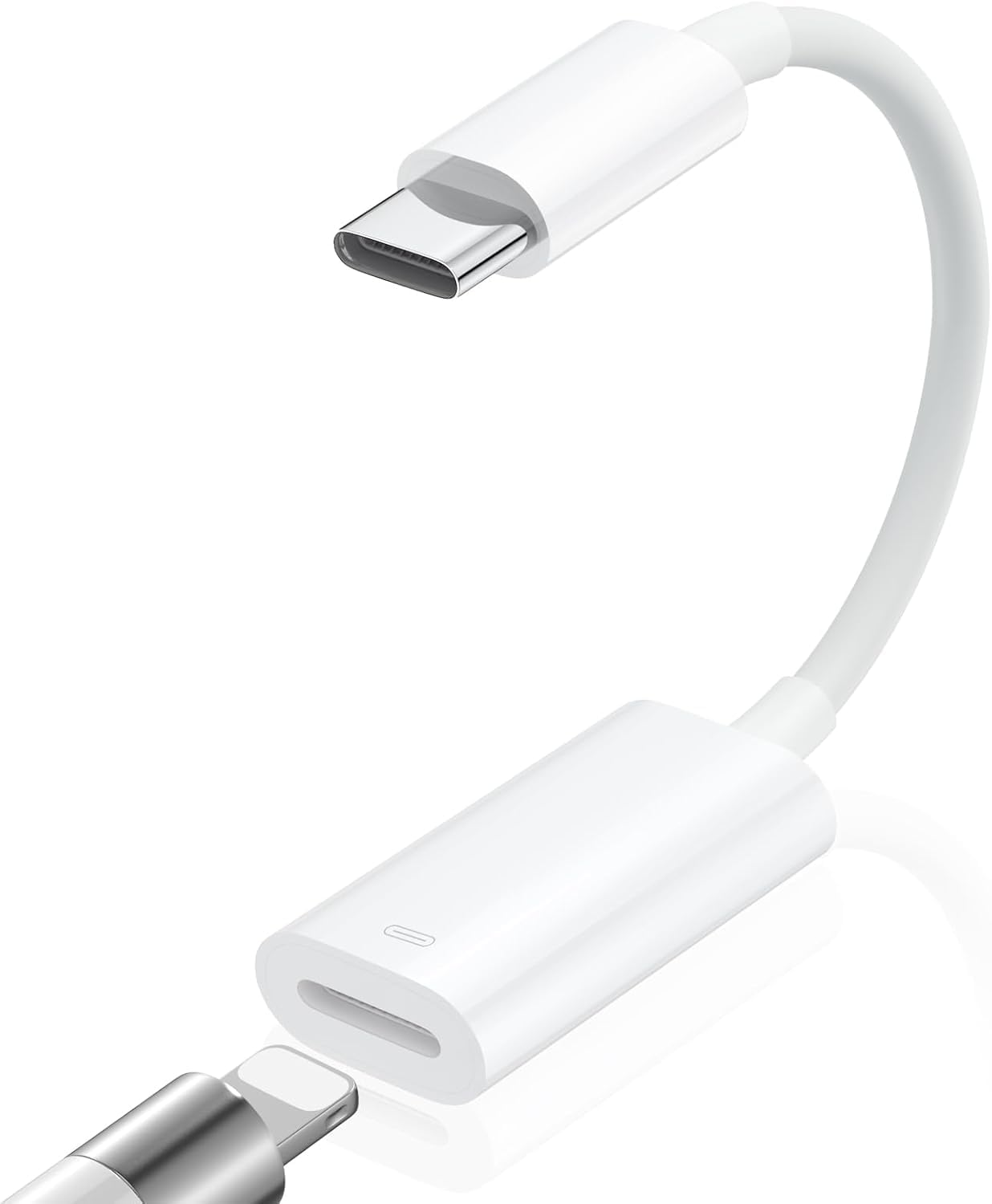 FARLINK USB C to Lightning Headphone Audio & Charging Adapter, 5-In-1 Charging/Data Transfer/Audio Adapter/Phone Calls/Control Music for Iphone 17/16/15, Ipad Pro, Macbook, Galaxy (Braid Cable) image number 6