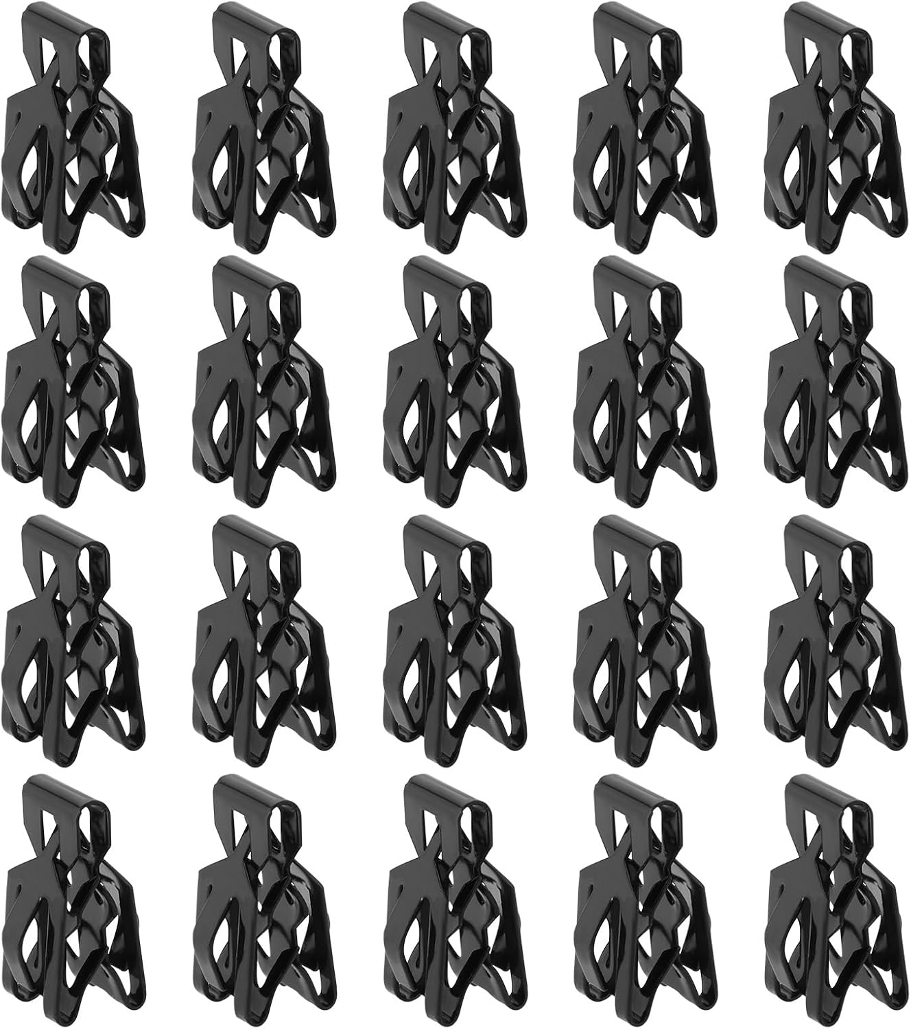 SG Store 20Pcs Boot Lining Trim Panel Clips Replacement Part 1490222 Compatible with Ford Fiesta Compatible with Focus C-Max Compatible with Focus Black image number 2