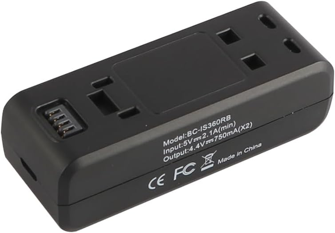 VOANZO Action Camera Dual USB Charger Battery Accessory for ONE R RS Panoramic 4K Outdoor Photography image number 2