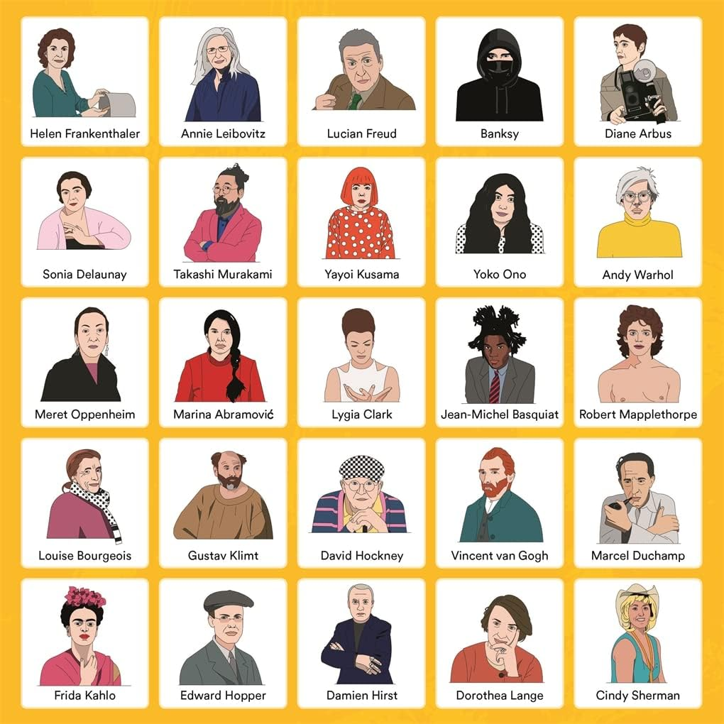 Artist Bingo:A Game of Icons image number 1