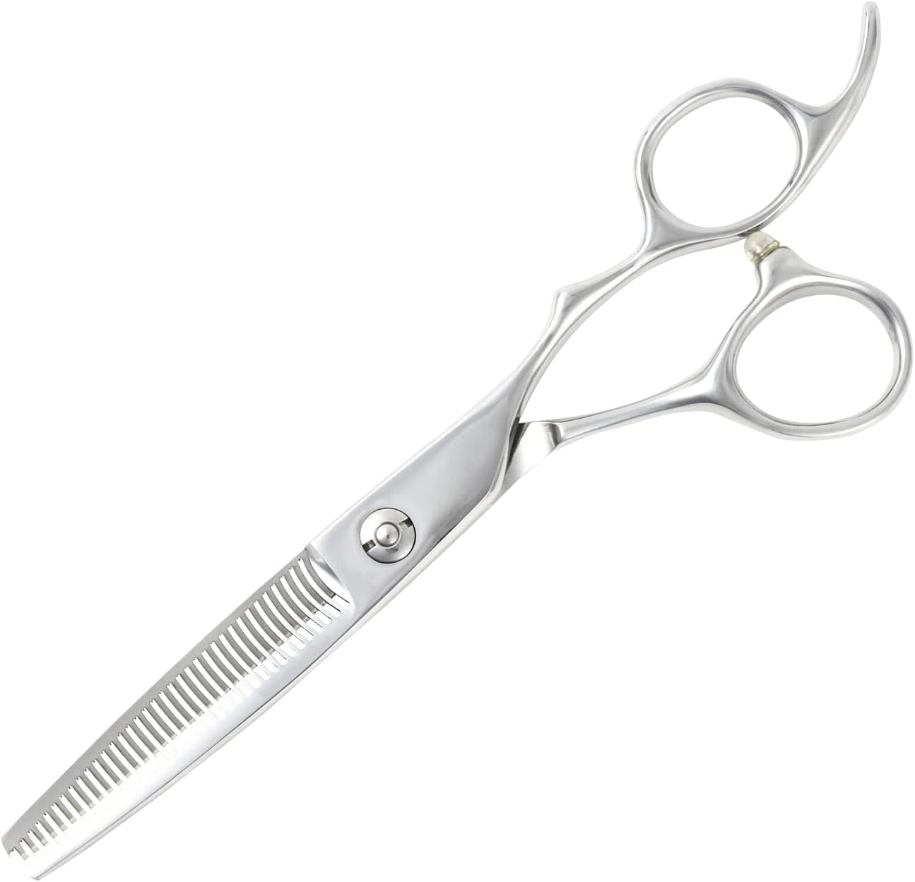 DEEDS AD-02 Professional Japanese Shears Maker, Natural Finish, for Senning Home Cuts (6.0 Inches, Skiing Ratio around 25%) image number 6