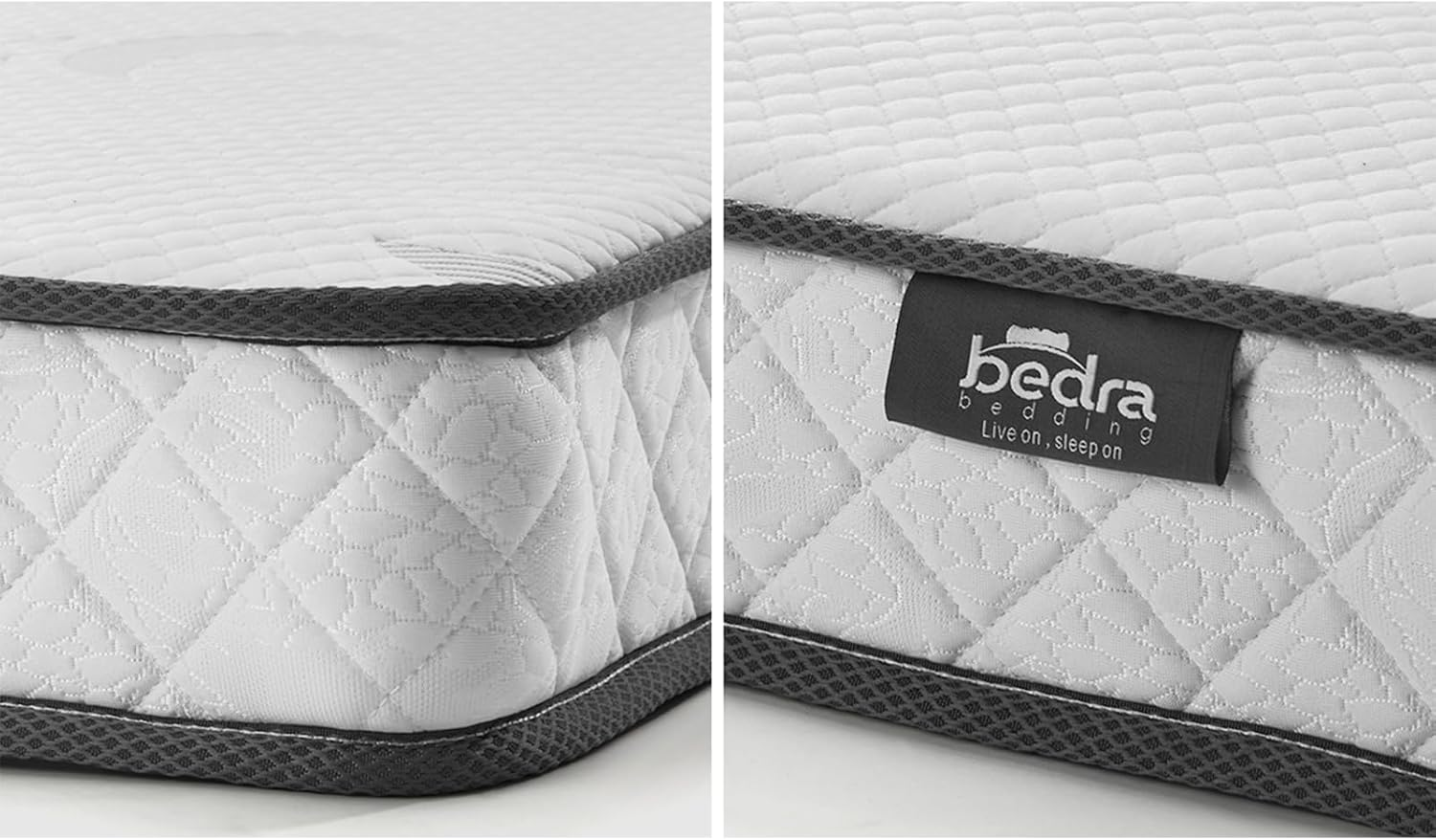 Bedra Bedding Single Mattress 13Cm Medium-Firm Bed Mattress with Bonnell Spring Foam and Knitted Cover image number 2