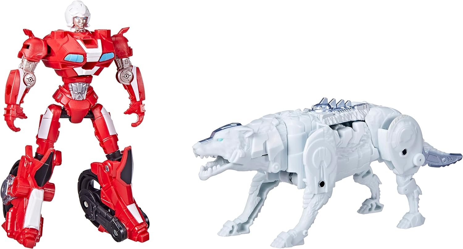 Transformers: Rise of the Beasts Movie, Beast Alliance, Beast Combiners 2-Pack Arcee & Silverfang Toys, Ages 6 and Up, 5-Inch image number 1