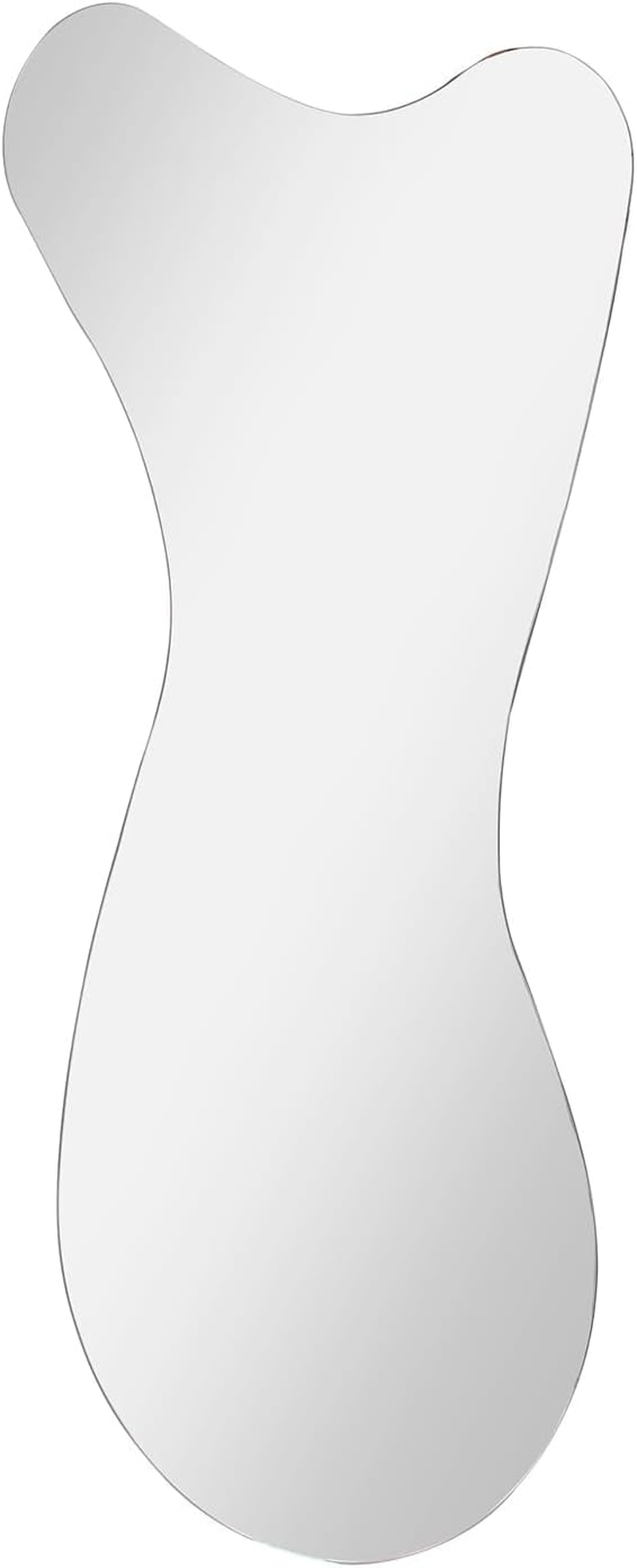 BST FURNH Whale Mirror 44X21 Inch Irregular Wall Mirror,Frameless Wall Mirror,Bedroom Living Room Bathroom Wall Mirror,Irregular Mirror image number 3