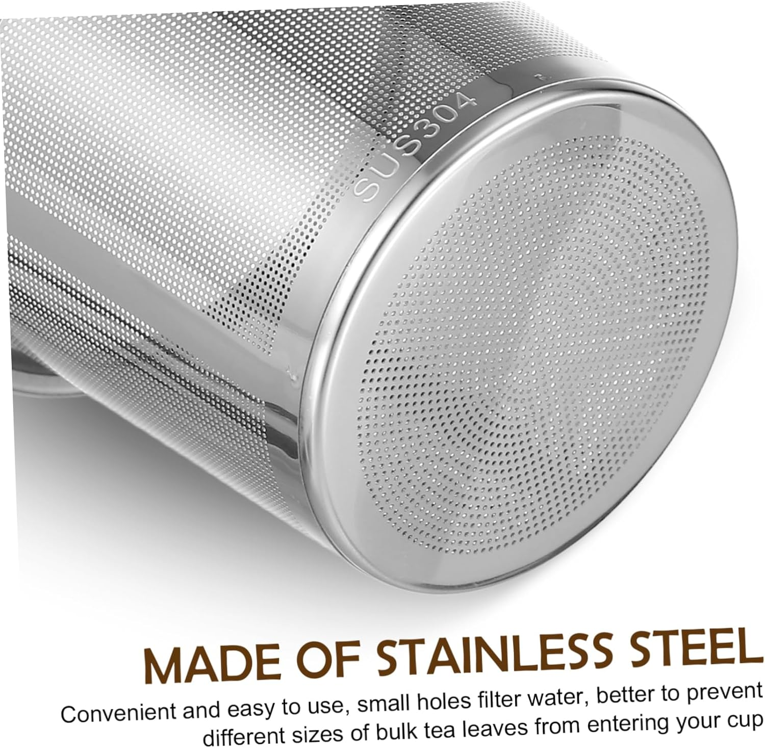 BEBEMOKO Stainless Steel Coffee Filter Mesh Tea Strainer 7Cm Sturdy Mesh Filter for Home Kitchen Coffee Shop Use image number 4