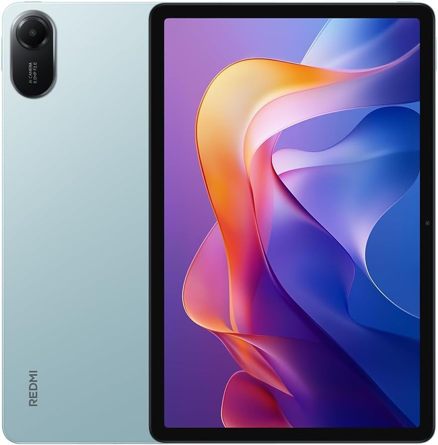 Xiaomi REDMI Pad 2 (AU Version) 128G 11 Inch, 2.5K 90Hz Crystal-Clear Display, Wi-Fi 5, Dolby Atmos Metal Body, 9000Mah, Gray, Charger Not Included,Mint Green