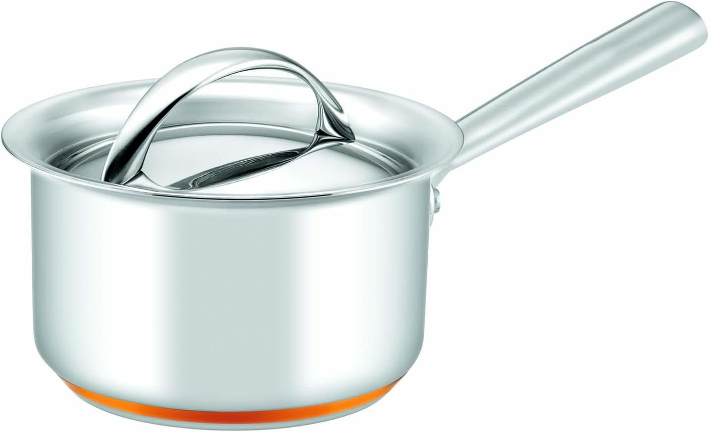 Essteele per Vita 3-Piece Saucepan Set - Stainless Steel with Copper Base, Induction Compatible, Dishwasher & Oven Safe, Italian Made, Includes 14Cm, 16Cm & 18Cm Pans image number 3