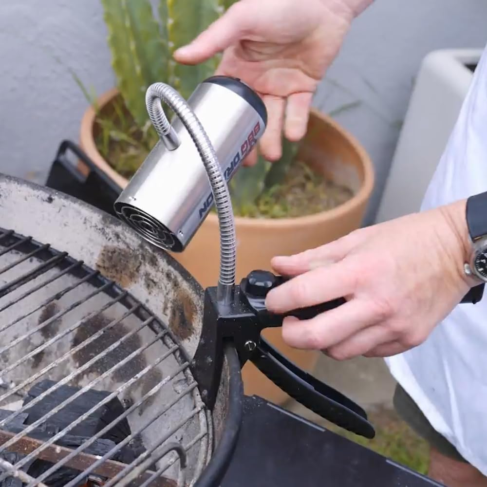 BBQ Dragon Charcoal Starter and Fire Lighter for Barbecue Grills Fire Pits Camping and Fireplaces - Battery-Powered Bellows image number 5