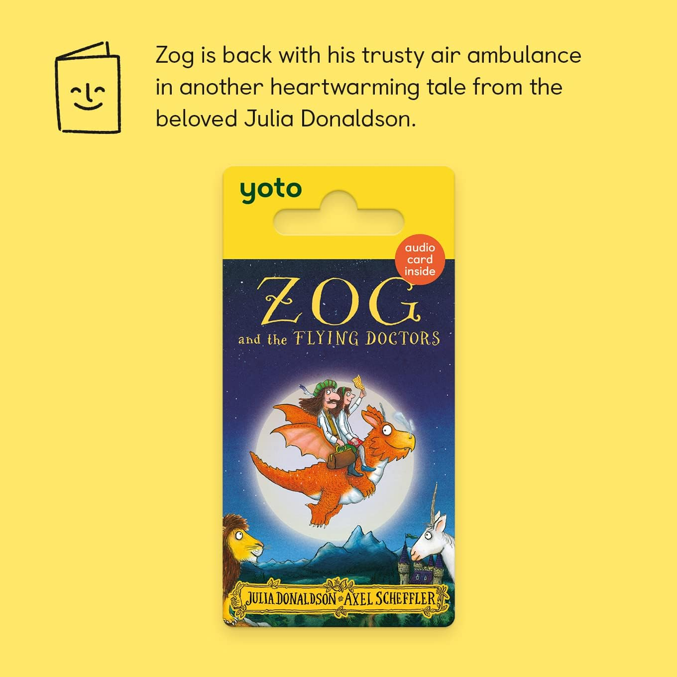 Yoto Zog & the Flying Doctors by Julia Donaldson &ndash; Kids Audio Card for Use with Player & Mini All-In-1 Audio Player, Screen-Free Listening with Fun Stories for Playtime, Bedtime & Travel, Ages 3+ image number 3