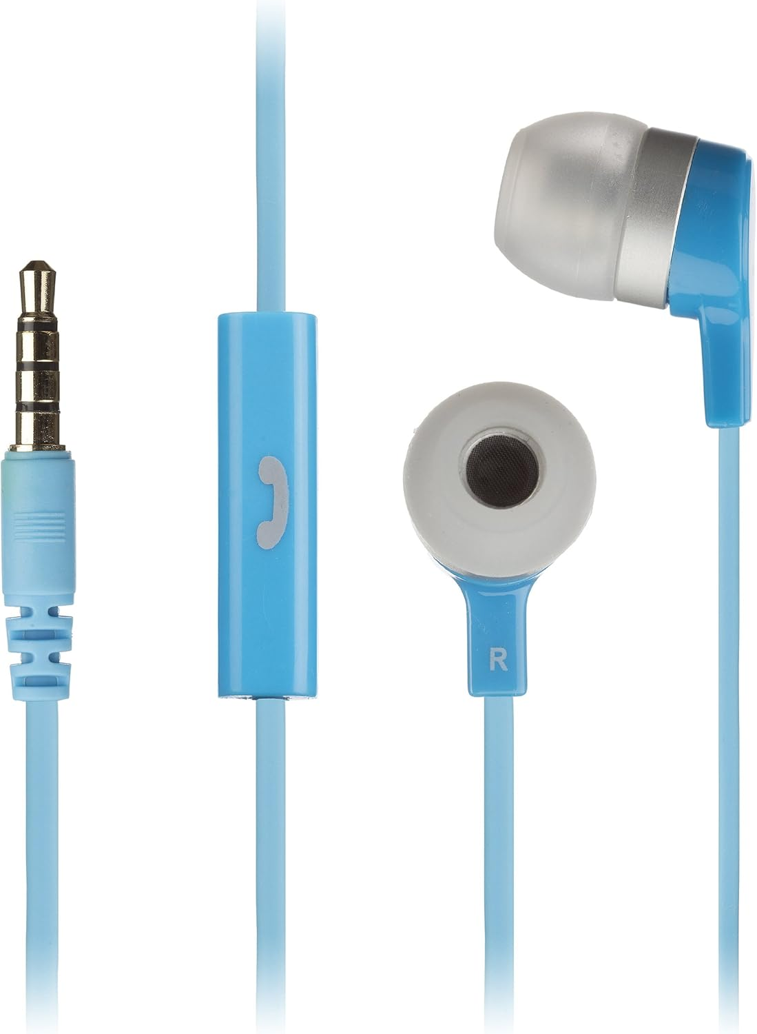 Kitsound Mini In-Ear Headphones with In-Line Mic, Compatible with Iphone, Ipad, Samsung and Android Devices - Pink