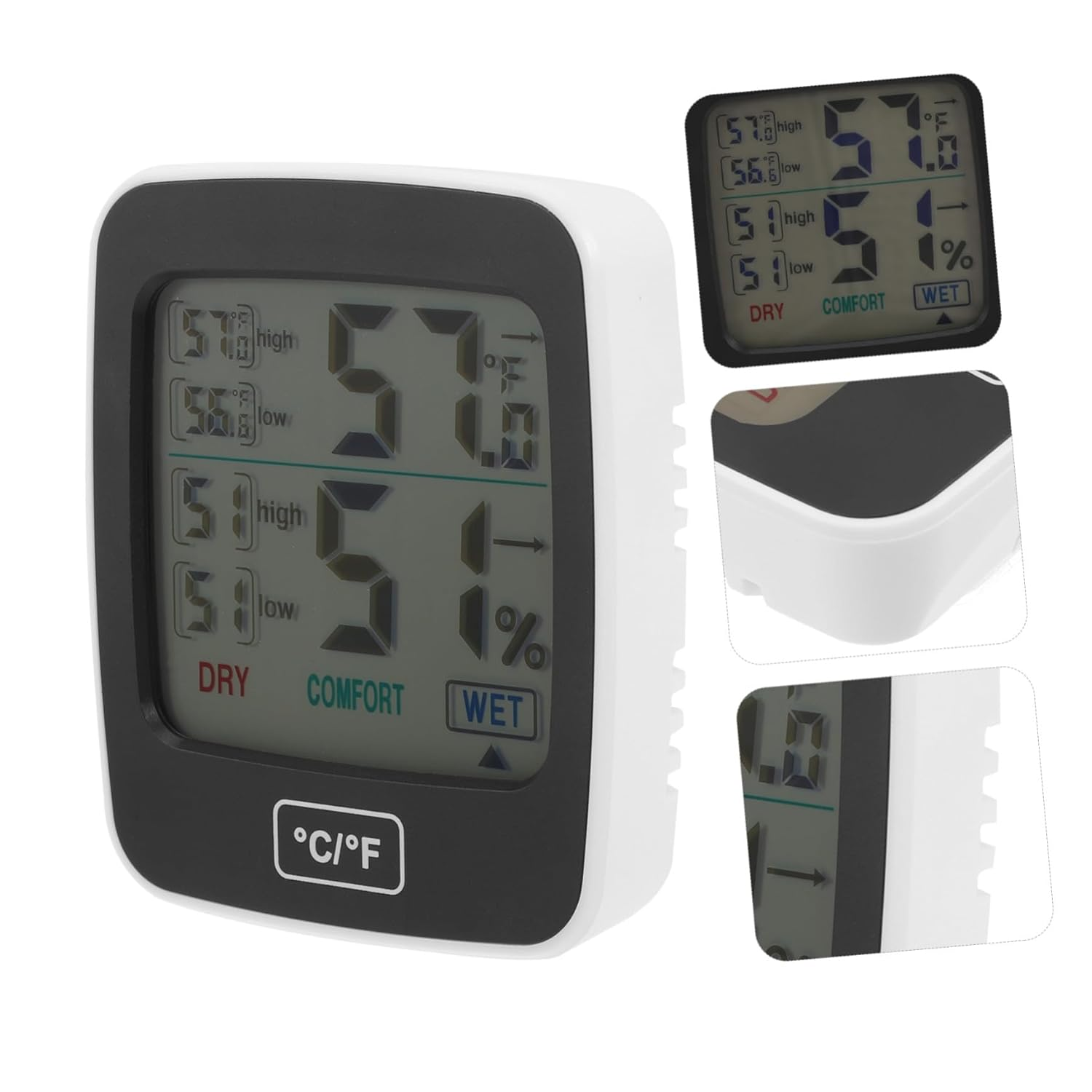 Gadpiparty Digital Hygrometer Thermometer with Large Screen Backlight Indoor Temperature Humidity Monitor for Home Office Basement Multipurpose Accurate Comfort Level Display image number 5