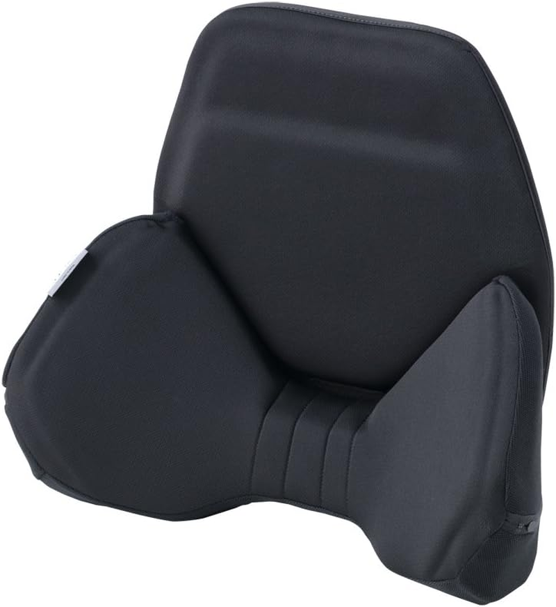 EXGEL Hug Drive Circa Set, Black, Cushion, Won'T Hurt Your Buttocks, Car, Made in Japan, Large, Prevents Lower Back Pain, Tailbone, Hemorrhoids, Postpartum image number 4