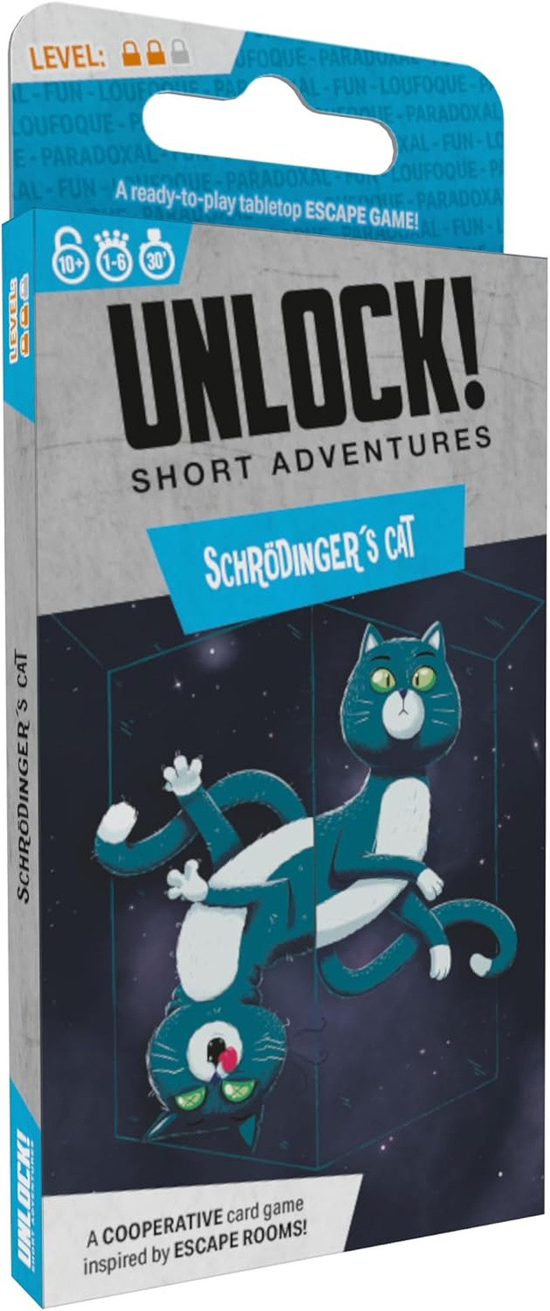 SPACE Cowboys | Unlock! Short Adventures 8: Schrodinger'S Cat | Escape Room Card Game | Ages 10+ | 1-6 Players | 30 Minutes Playing Time image number 1