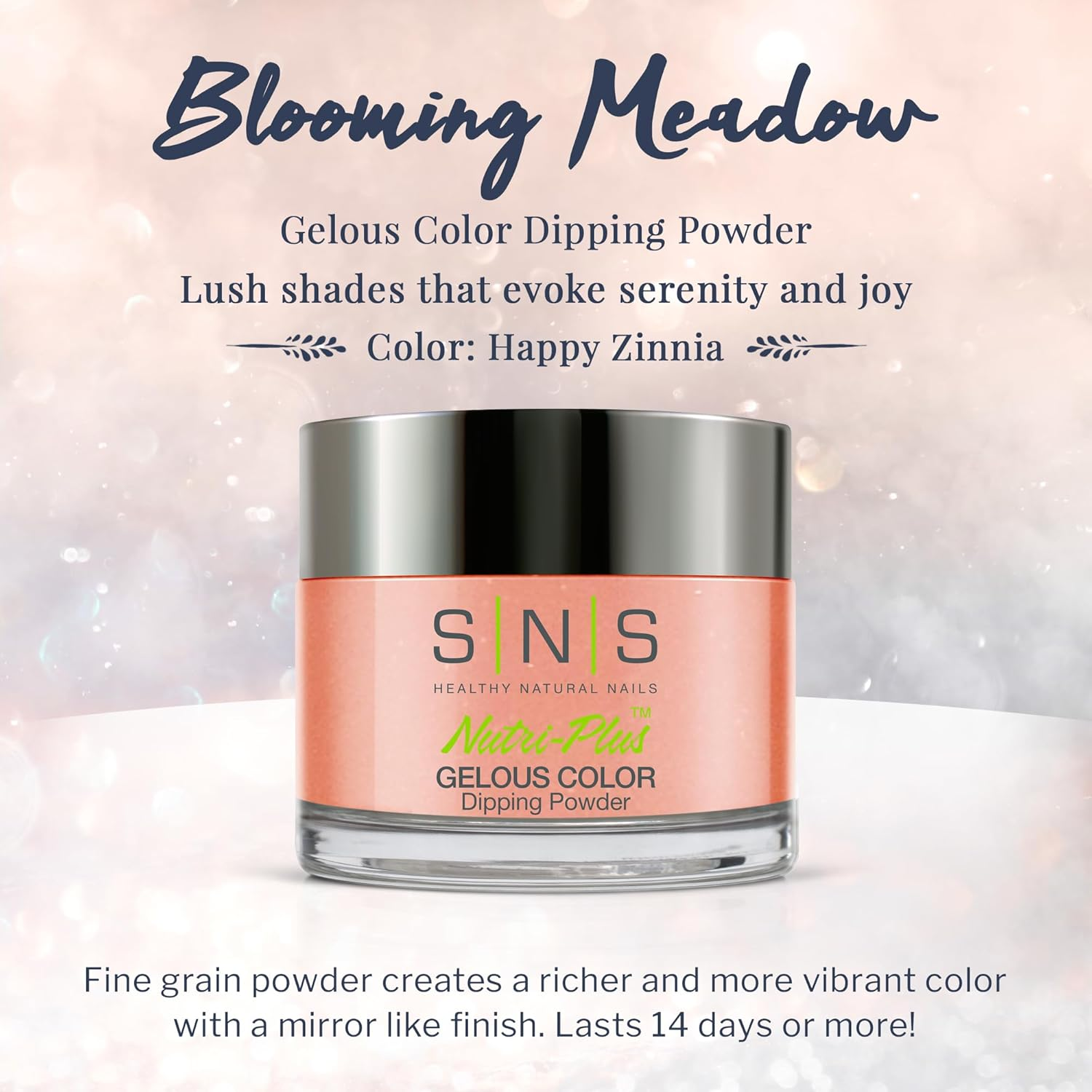 SNS Gelous BM12 Nail Dipping Powder, Happy Zinnia, 28 G image number 5