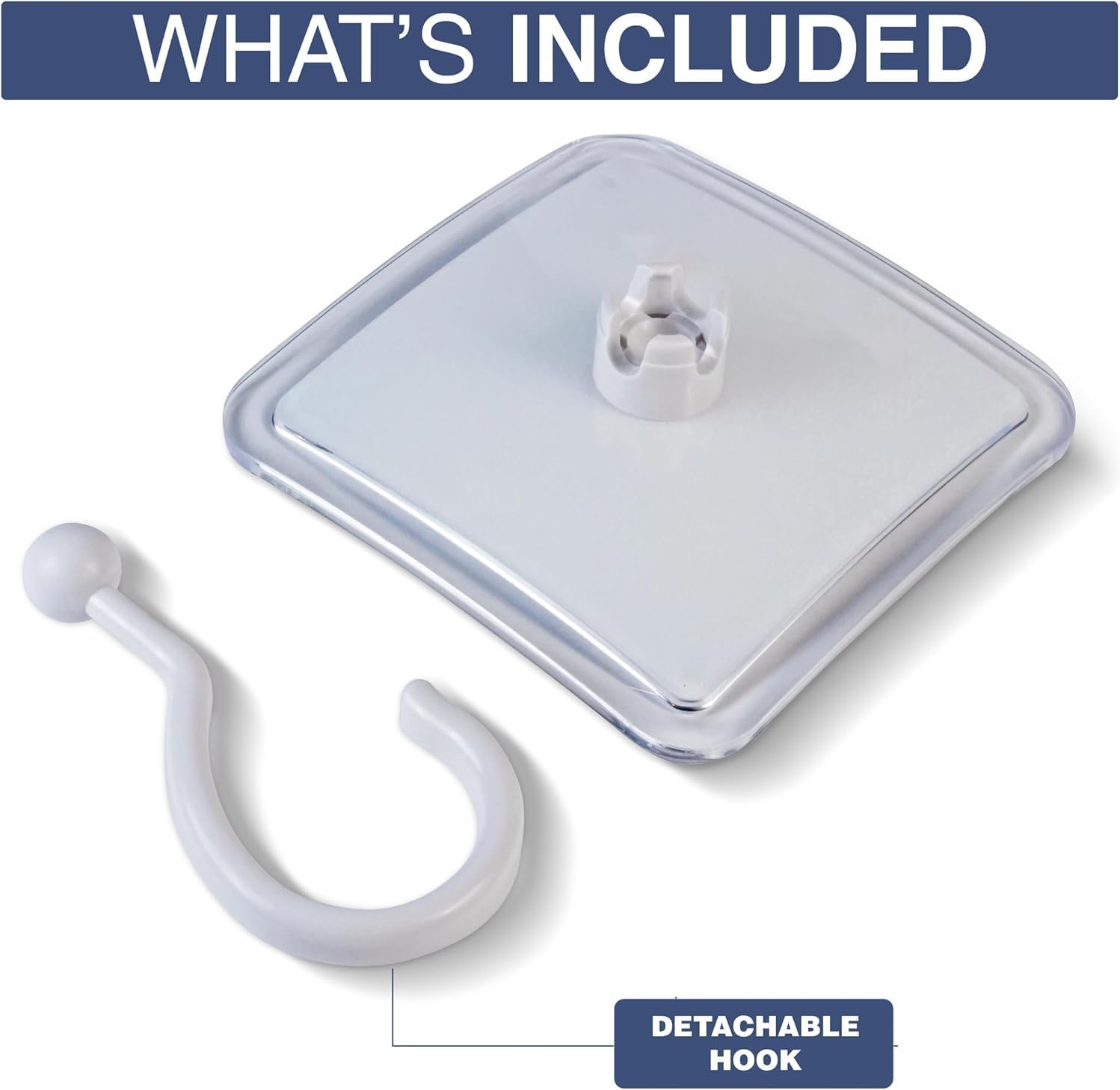 MIRRORVANA Hangable Fogless Shower Mirror for Shaving with 360&deg; Swivel Hook for Hanging - anti Fog Shatterproof 6.3" X 6.3" Surface image number 6