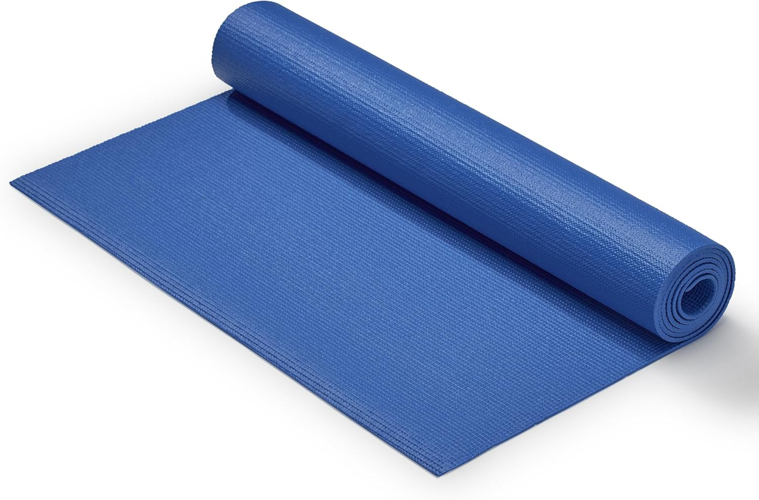 Sunny Health & Fitness Yoga Mat, Non Slip Exercise Mat for Home Yoga, Pilates, Stretching, Floor & Fitness Workouts, Blue - NO. 031-B image number 3