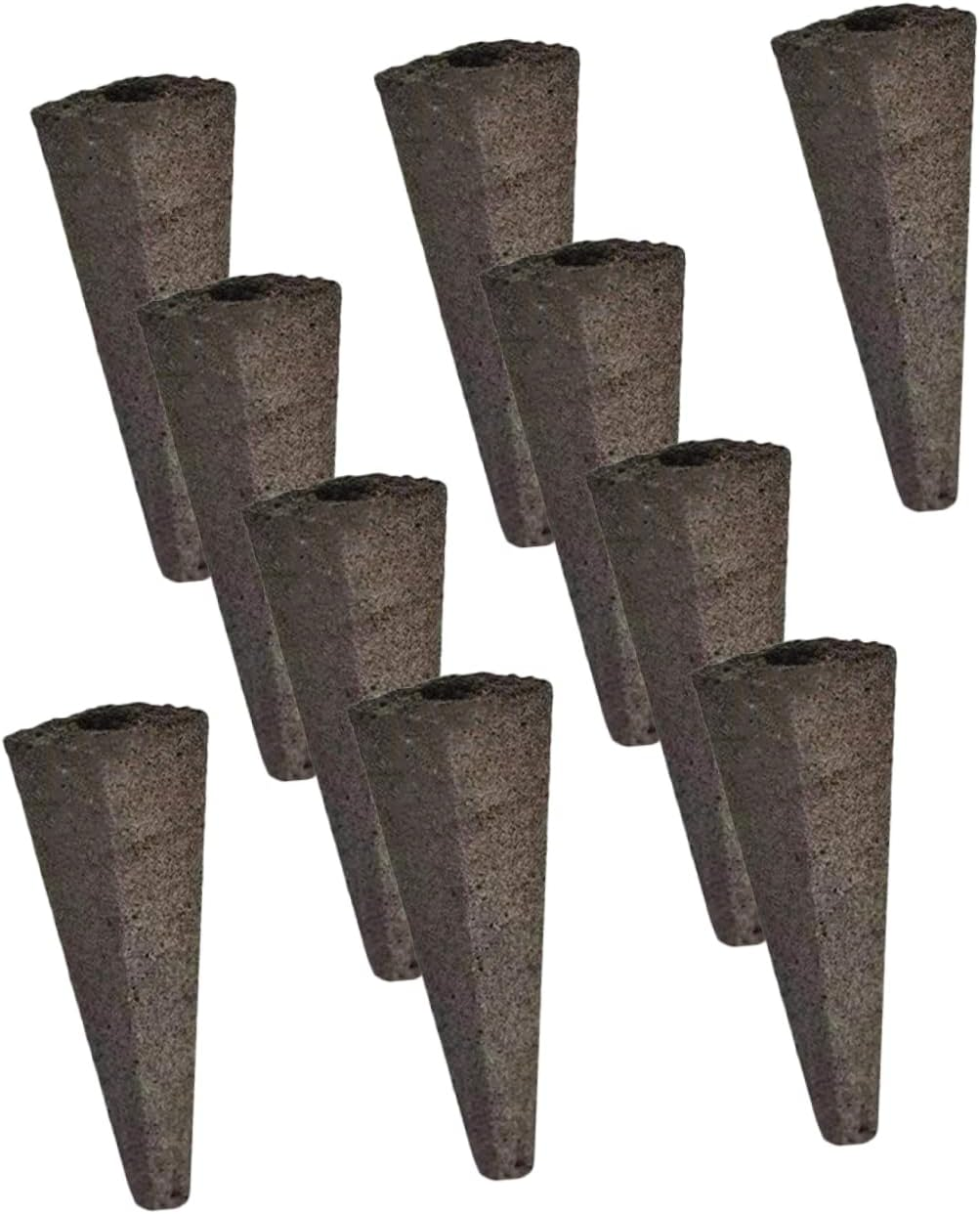 MERRYHAPY 10Pcs Hydroponic Grow Sponges Cone Shape Soilless Cultivation Supplies Easy Installation Strong Water Absorption Gardening Tools for Vegetable Plants