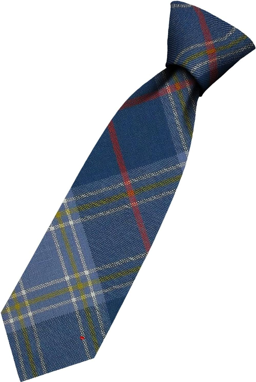 Mens All Wool Tie Woven and Made in Scotland in Musselburgh District Tartan image number 2