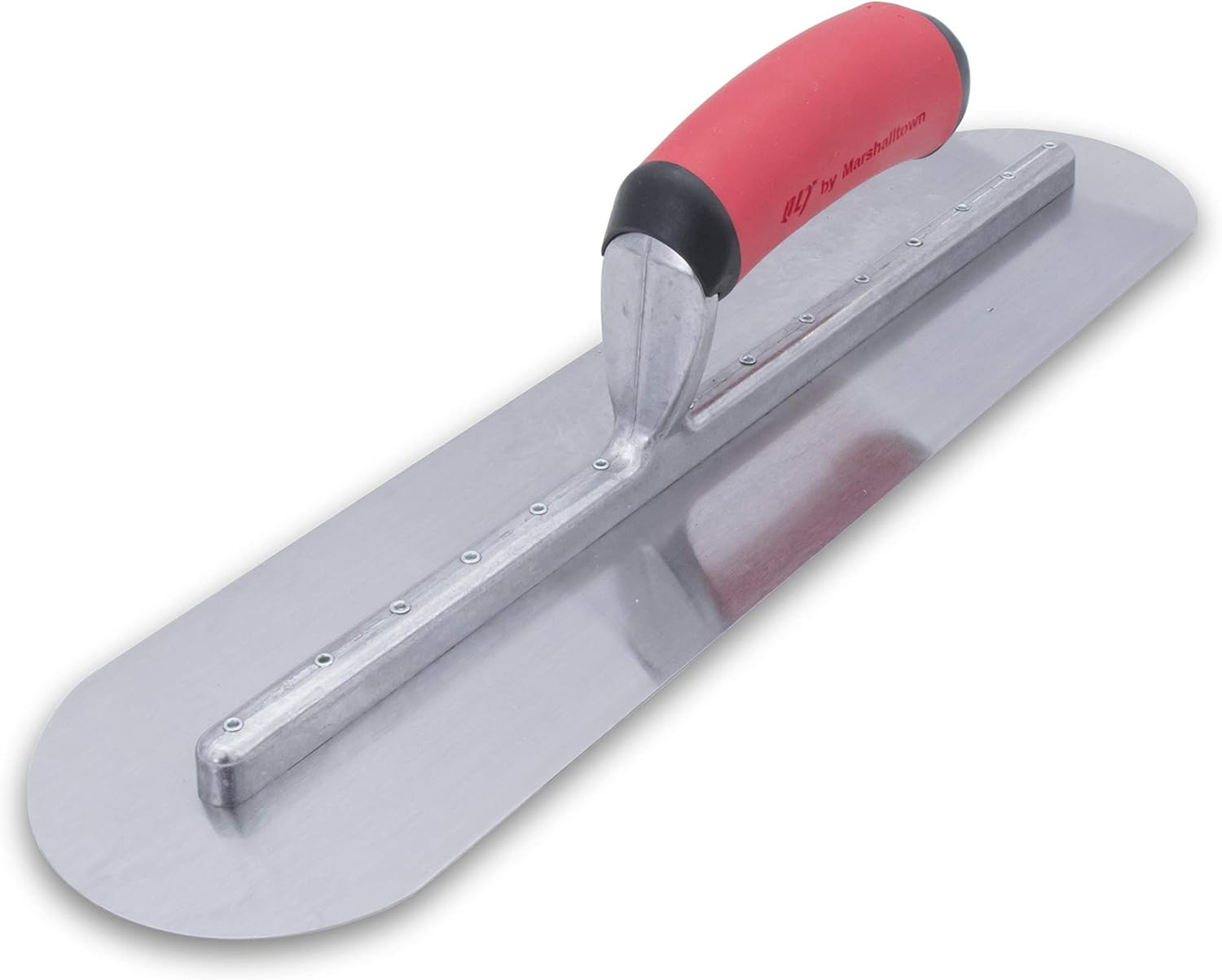 MARSHALLTOWN QLT Fully Rounded Concrete Finishing Trowel, 16 X 4 Inch, Soft Grip Handle, Made in the USA, FTFR374R image number 4