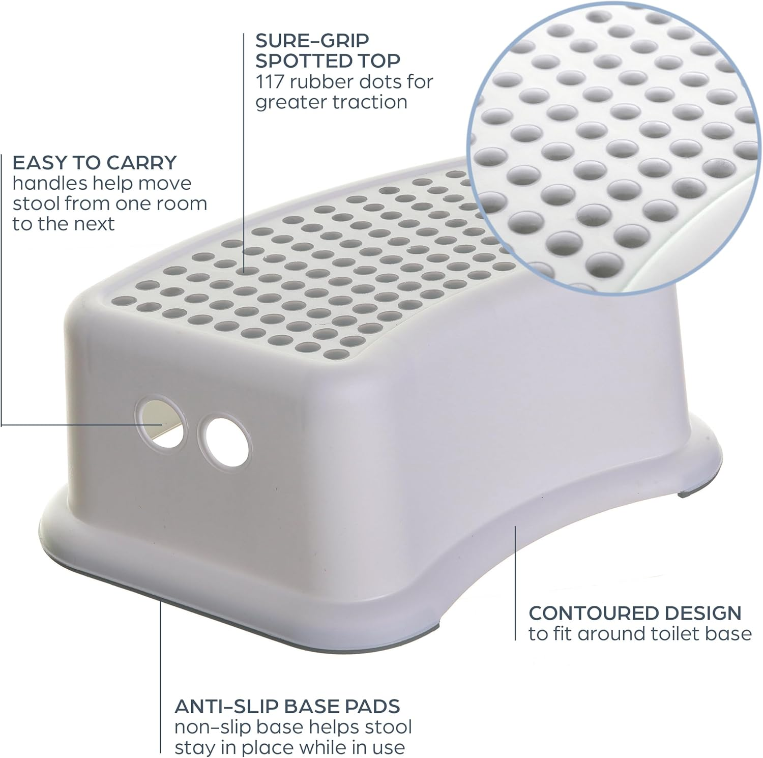 Dreambaby New Contoured Potty Seat & Step Stool Bundle -Grey image number 1