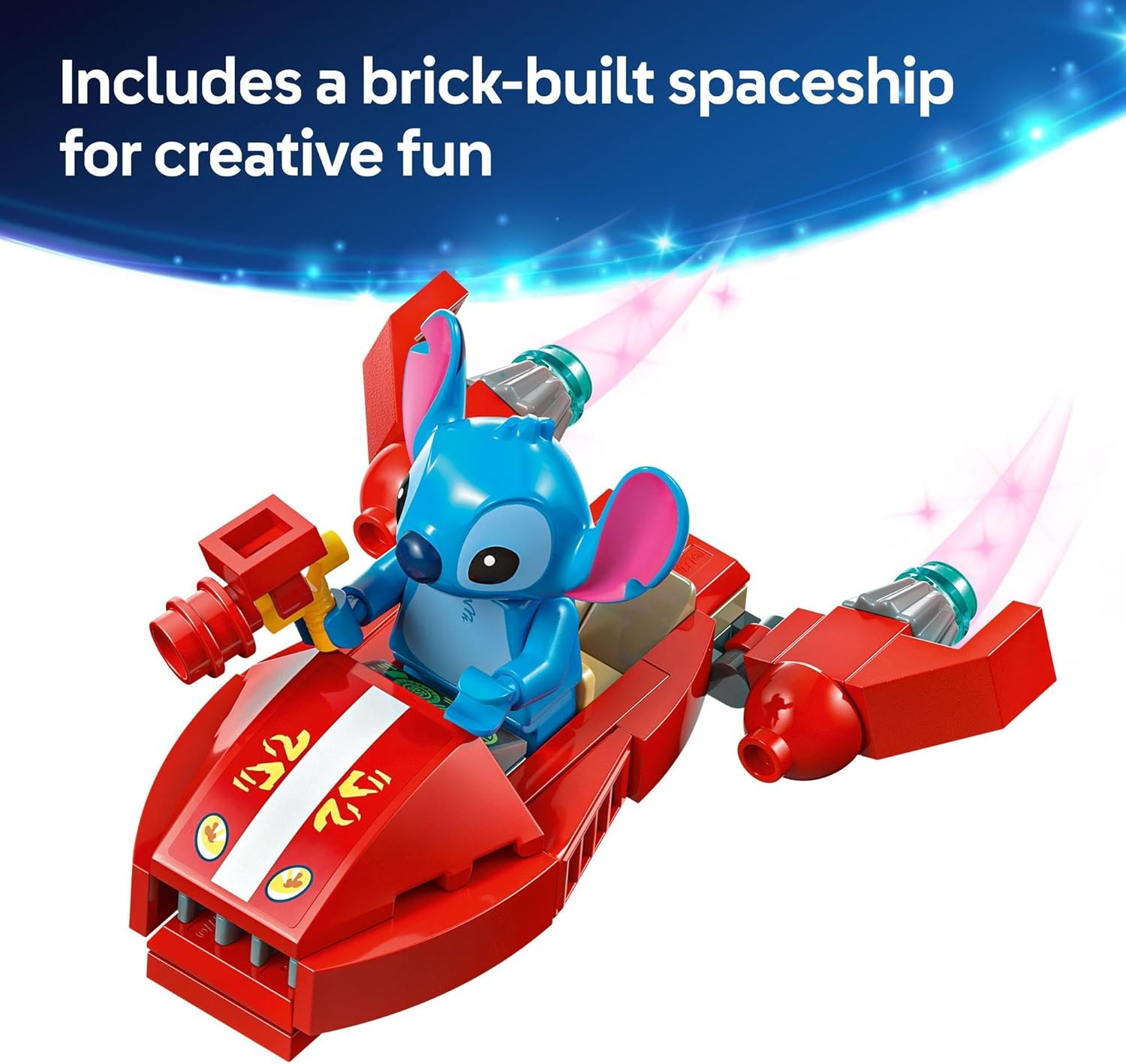 LEGO Disney Lilo and Stitch Beach House Kids Toy for 9+ Year Old Girls & Boys, Mini Doll House Building Set with Spaceship and 5 Minifigures, Collectible Movie Memorabilia for Room Decor 43268 image number 6