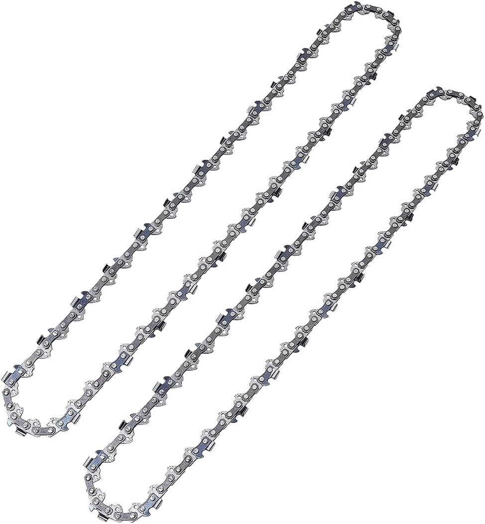 3-Pack 12 Inch Mini Chainsaw Chain with Replacement Bar, Replacement Guide Saw Chains for Cordless Electric Chainsaw & Wood Branch Cutting Mini Chainsaws (45 Drive Links)
