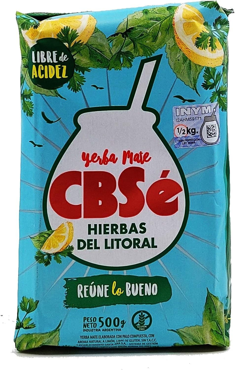 Yerba Mate Cbse Hierbas Del Litoral 500G image number 2