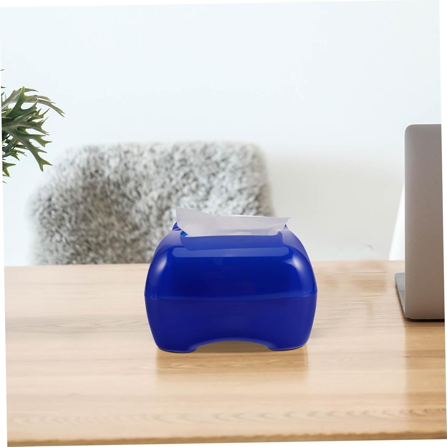 Tissue Box Cover Rectangular Facial Tissue Holder for Bathroom Kitchen Office Night Stand Cute Cartoon Design Easy Access Ample Storage image number 4