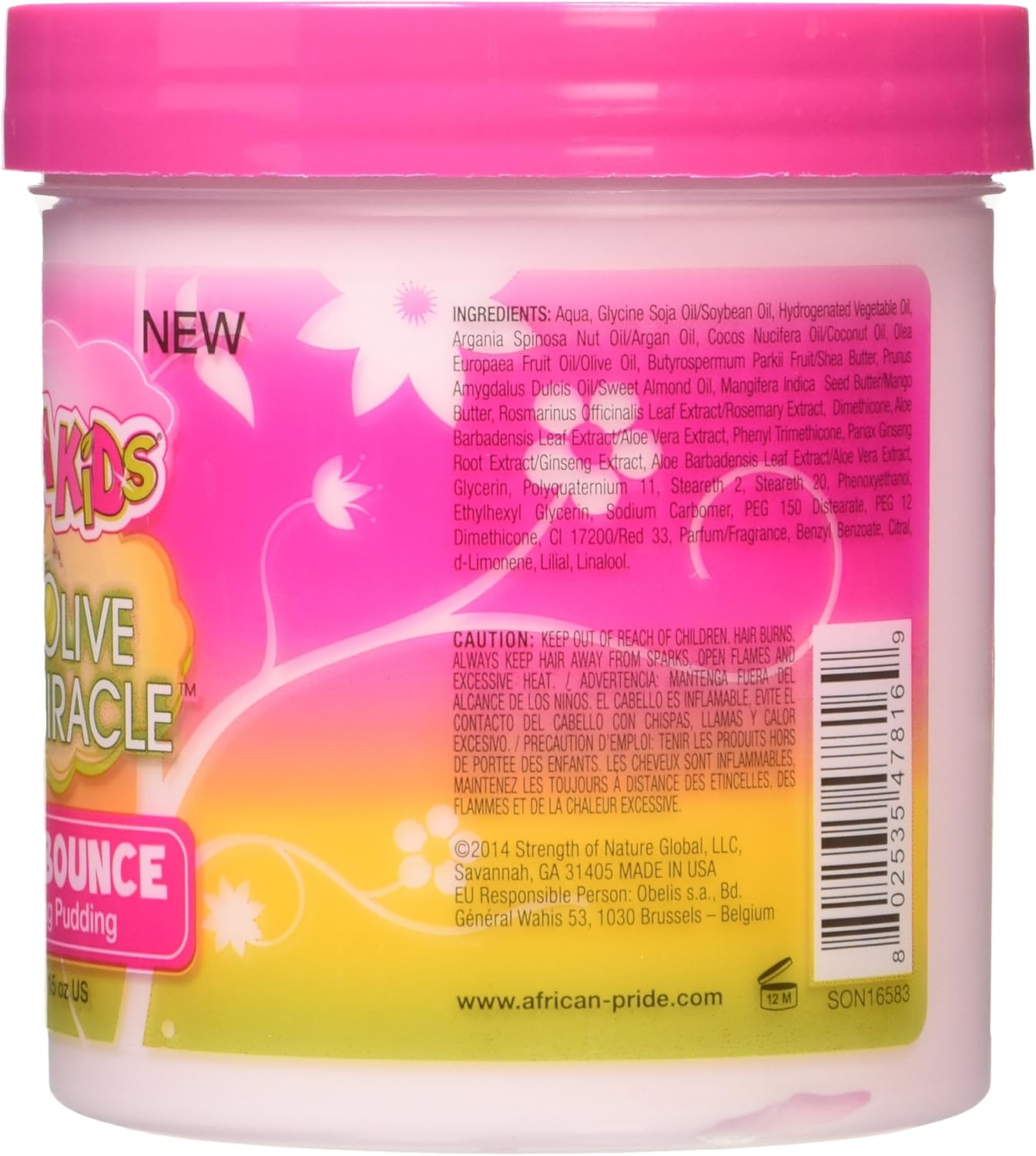 African Pride Dream Kids Quick Bounce Detangling Pudding, 15 Ounce image number 3