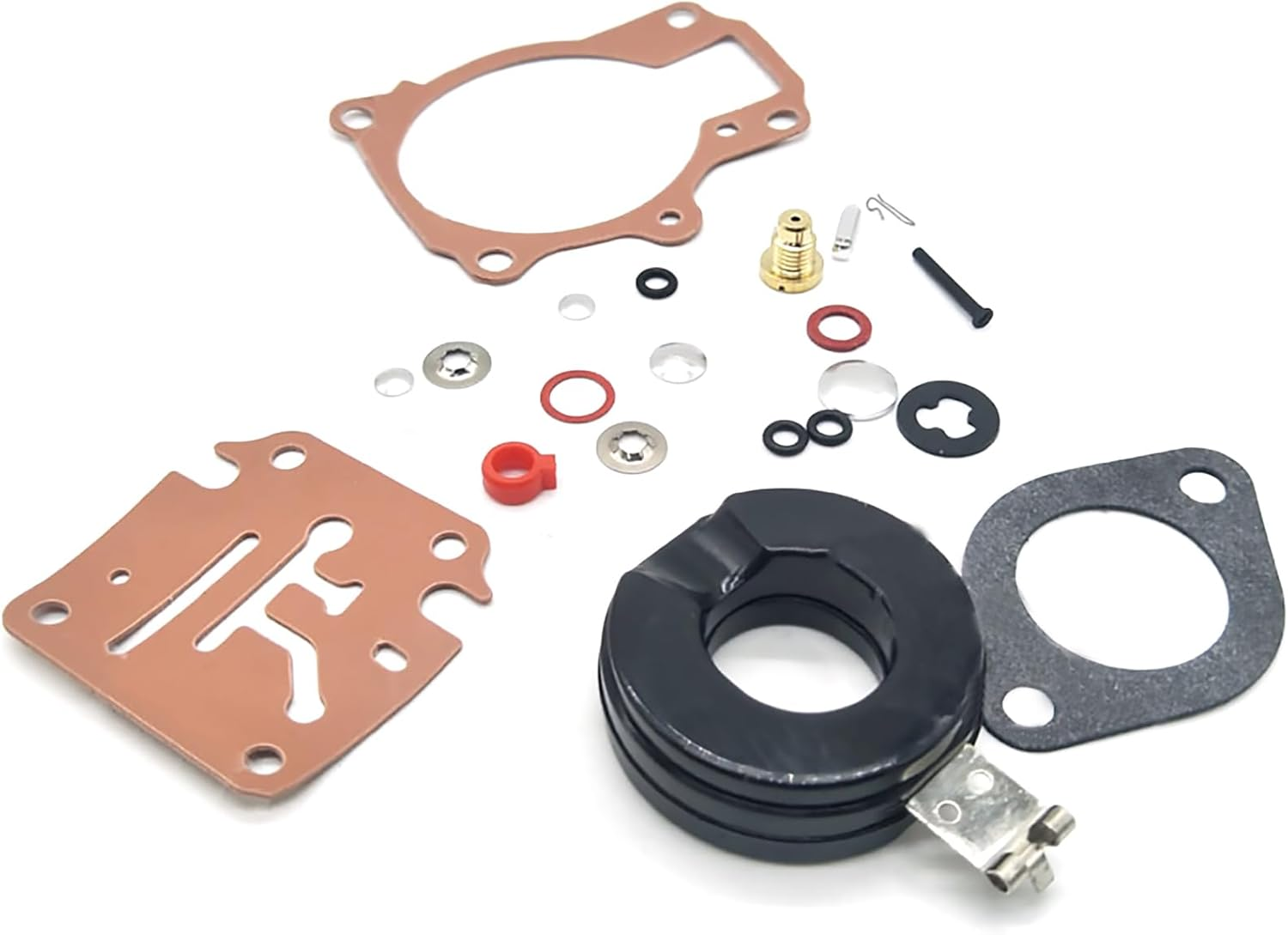 Carburetor Rebuild Carb Repair Kits with Float for Johnson Evinrude 18Hp 20Hp 25Hp 28Hp 30Hp image number 4
