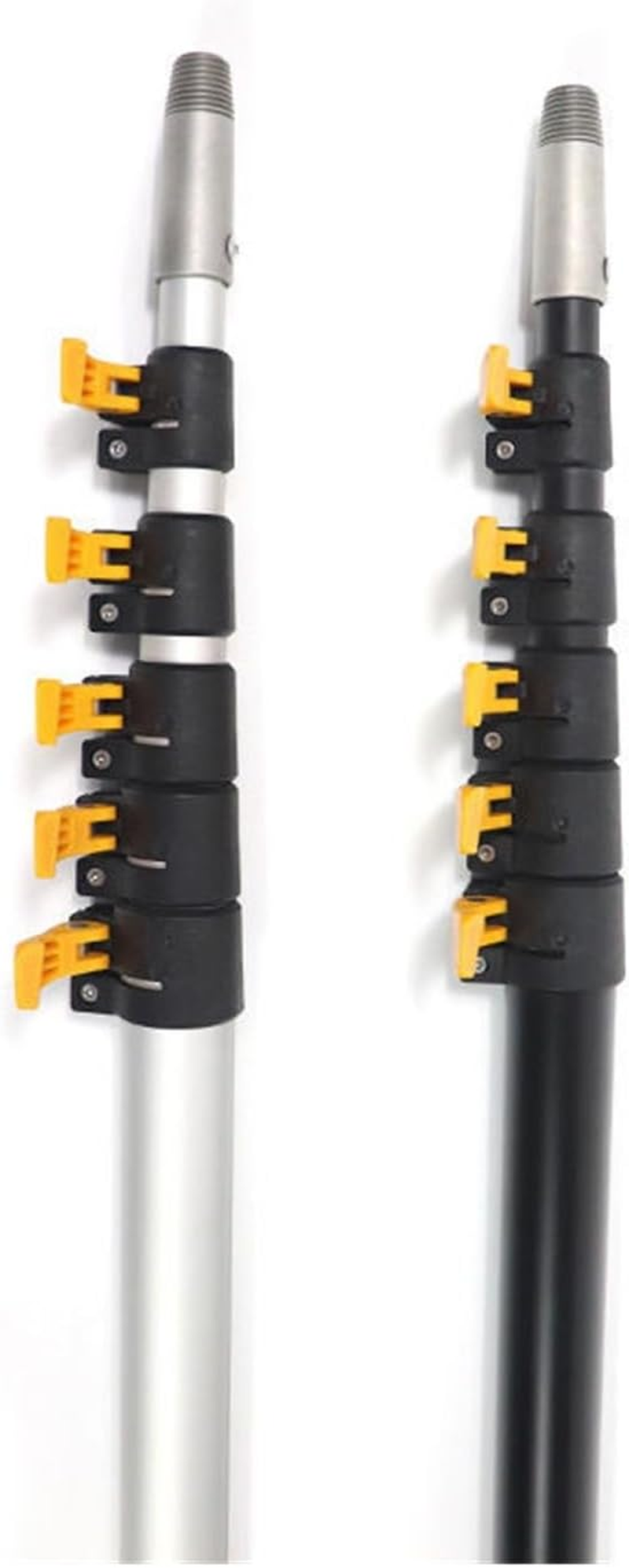 Telescopic Rod for Window Cleaning 10M 12M 15M Aluminum Extension Handle with Cleaning Brush,Extension Rod Spare Parts((7.5 Meters))