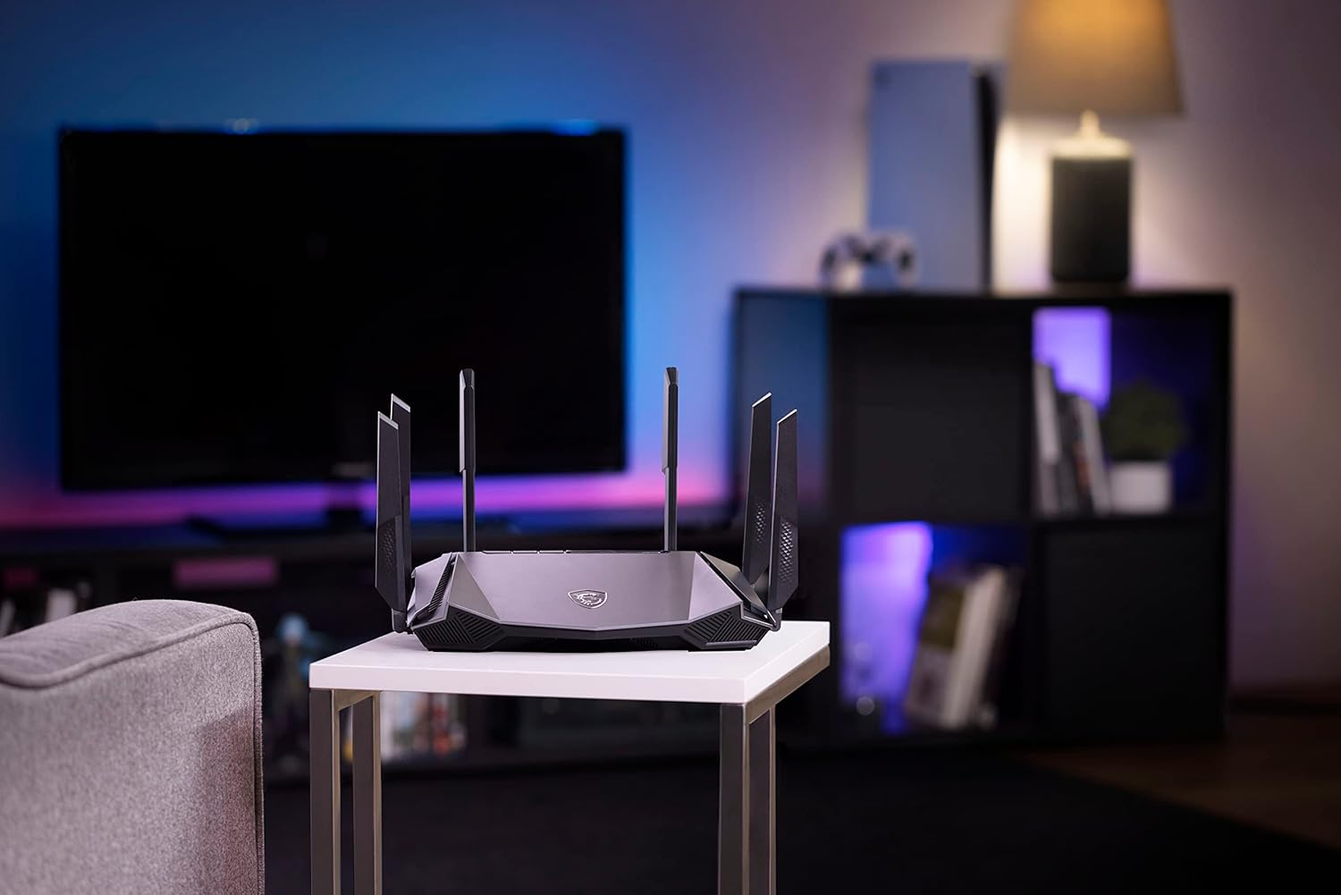 MSI Radix AX6600 Wifi 6 Tri-Band Gaming Router image number 6