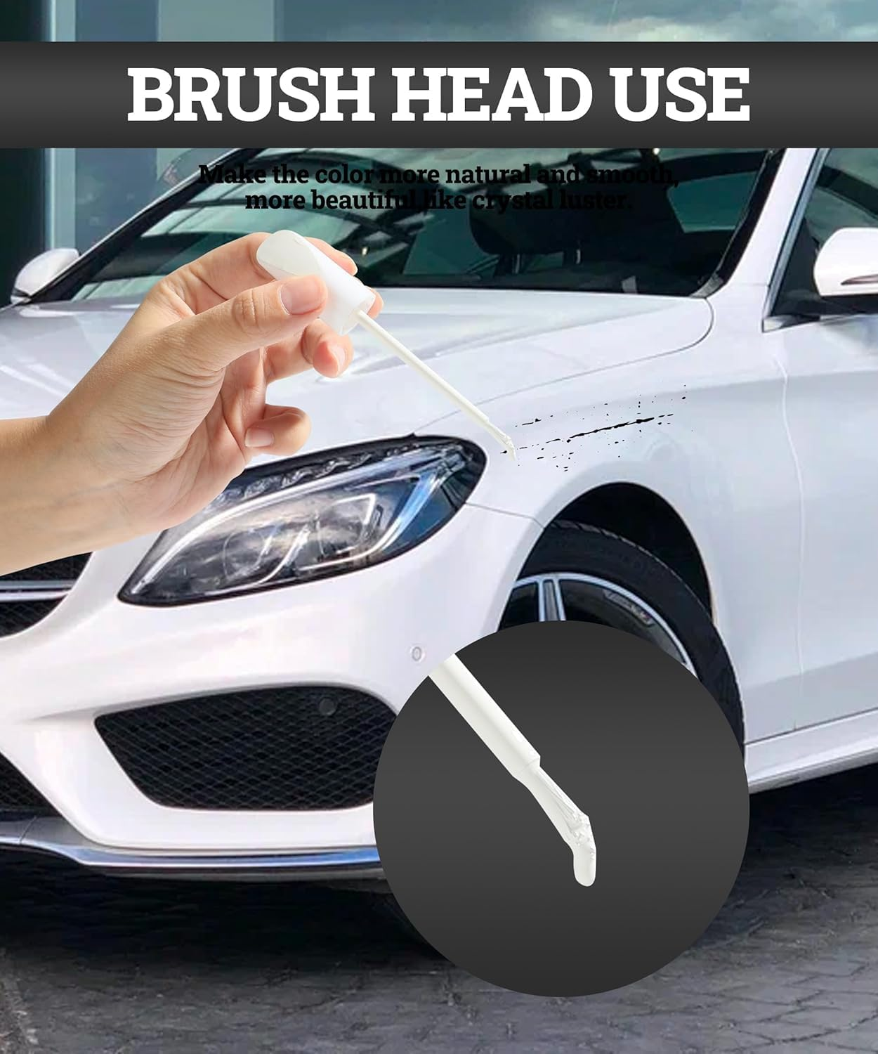 Touch up Paint for Cars, White Car Scratch Repair Pen, Two-In-One Automotive Touch up Paint, Quick & Easy Solution for Minor Scratches, 0.8 Fl Oz &ndash; Lismore Heaven