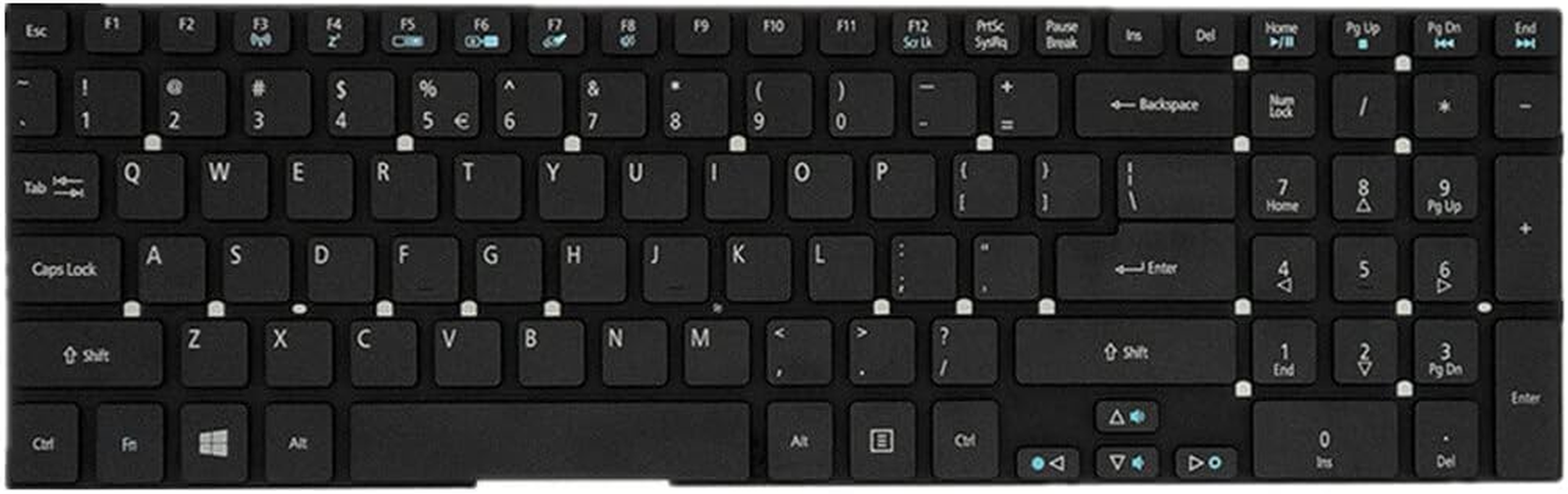 Laptop Keyboard for ACER for Aspire V3-571 V3-571G Colour Black US United States Edition