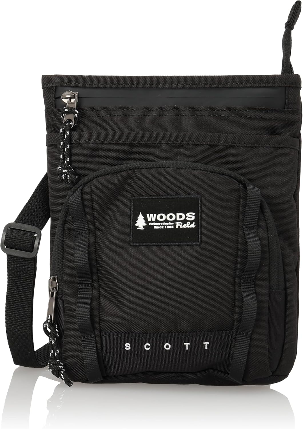 Woodsfield 17004 Scissor Case, Black, Black, ワンサイズ