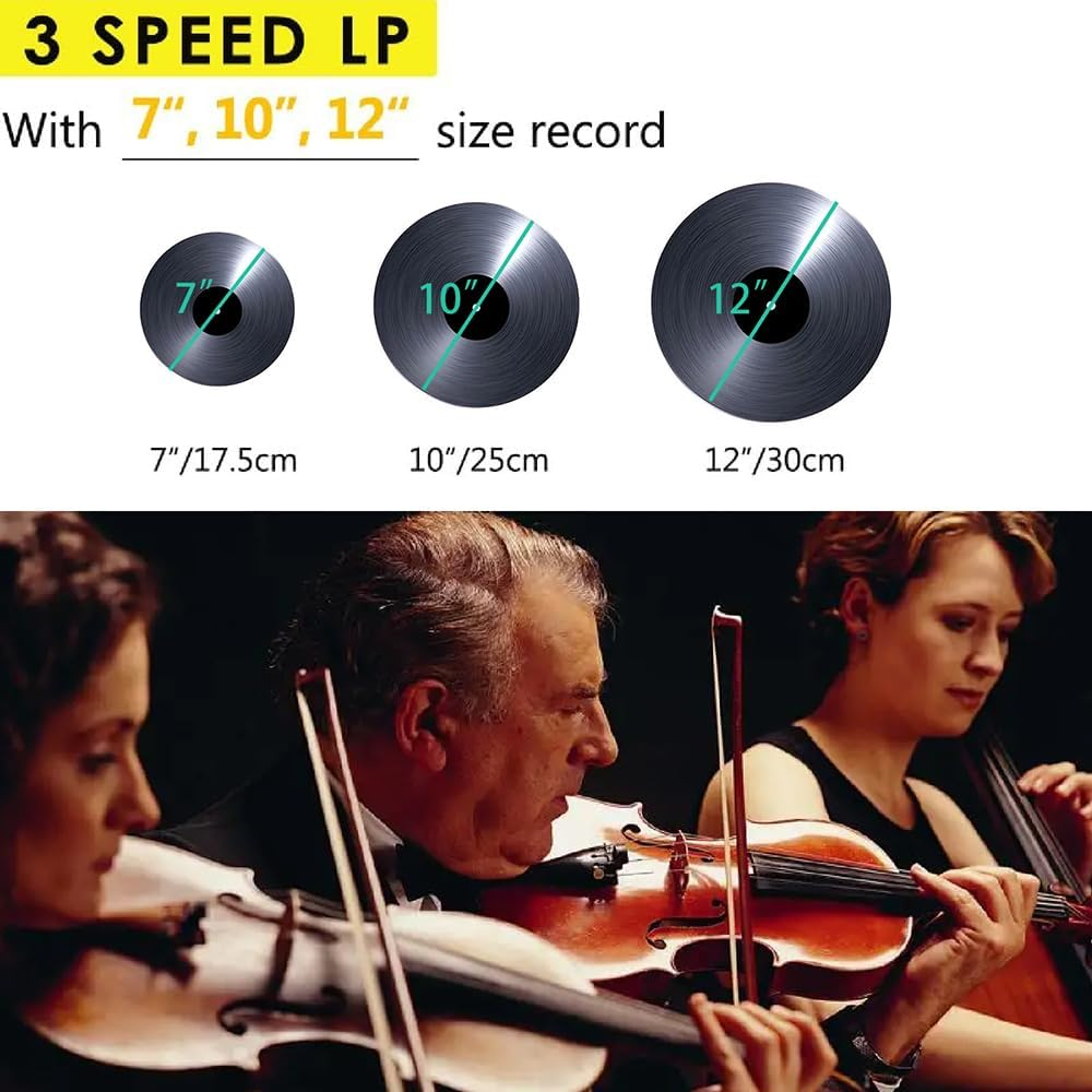 Looptone DS-215RBB Bluetooth in & Out Turntable with FM Radio Functions image number 6