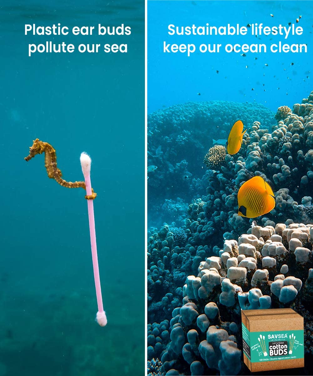 Bamboo Cotton Buds/Swabs 239 Stems / 480 Swabs (Pack of 3) image number 4