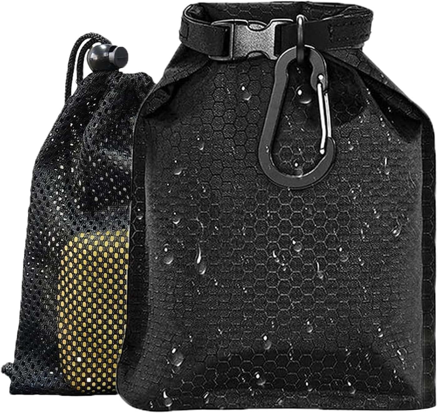 Travel Soap Bag, Quick Dry Bar Soap Pouch Travel Soap Container with Hanging Mesh Bag Waterproof Soap Bar Case, Quick Dry Soap Pouch Hanging Bathroom Mesh Caddy & Hook Travel Soap Container image number 4