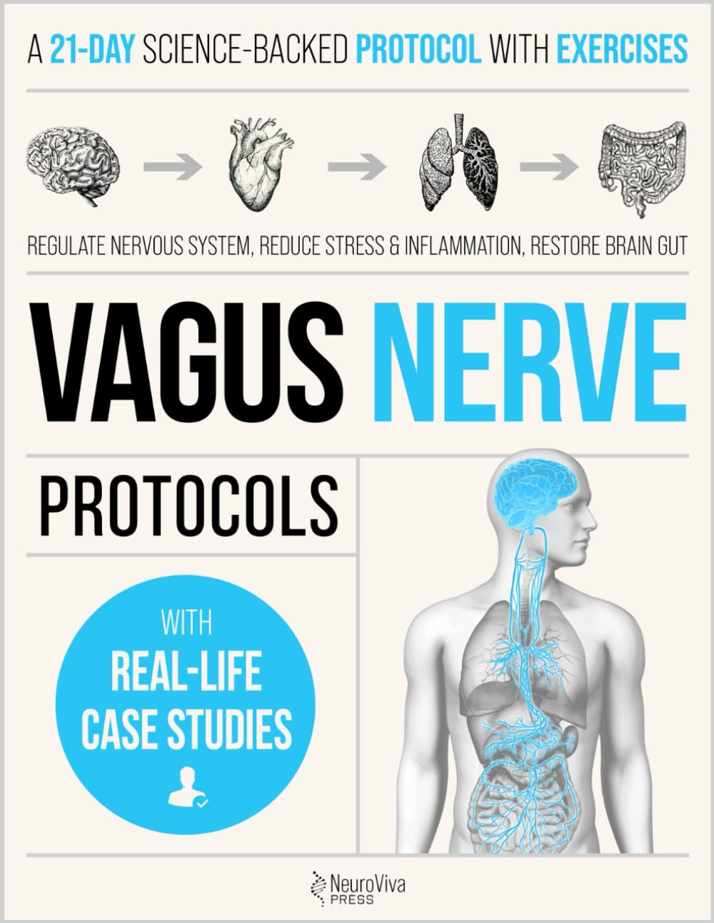 Vagus Nerve Protocols: a 21-Day Program with Daily Exercises to Regulate Your Nervous System, Calm Stress and Inflammation, Restore the Brain-Gut Connection, and Improve Sleep