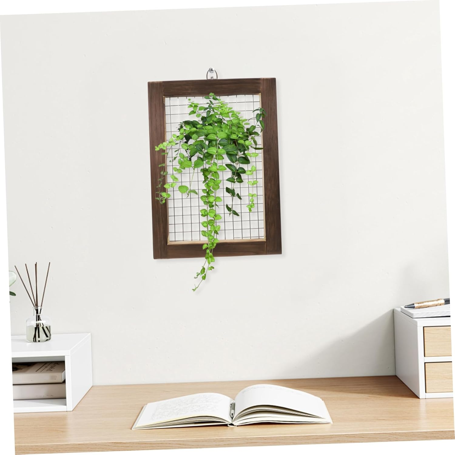 OFFSCH Sturdy Fern Planting Frame 304 Stainless Steel Screen Rock Sifter Wood Compost Sifter for Indoor/Outdoor Gardening image number 1