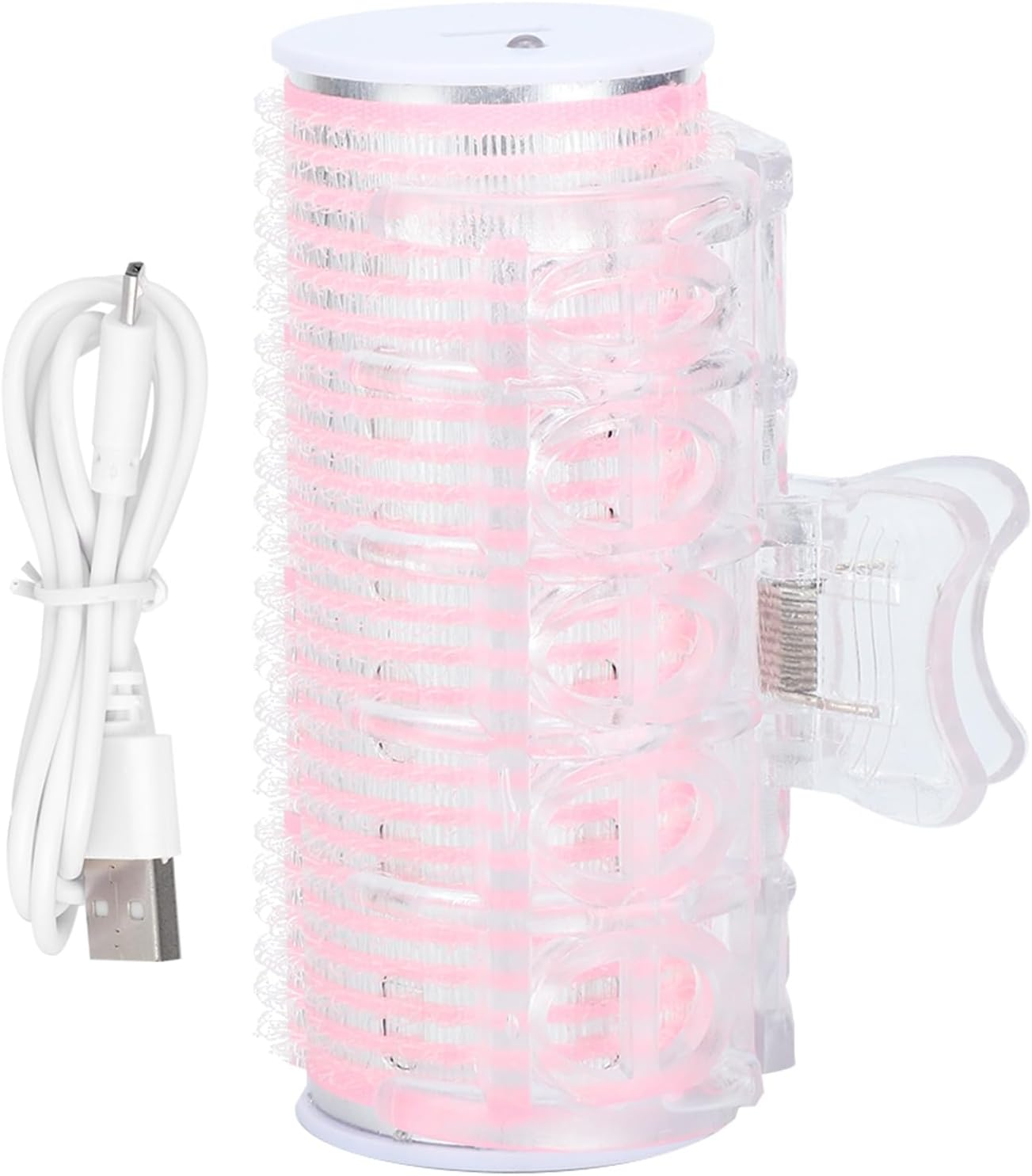 Glomora USB Instant Heat Ceramic Hot Curler, Portable Curler for Bangs, Hair Styling Tool, Mini Electric Curler, DIY Hairdressing Tool for Women, Girls, Make Up image number 2