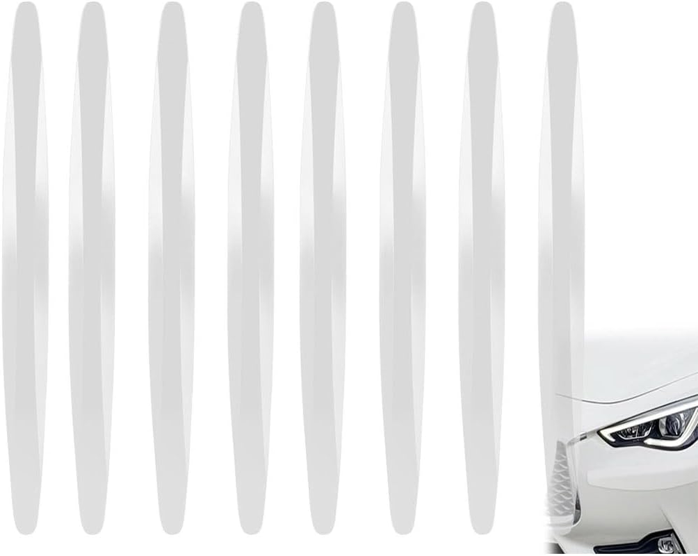 THJOPOKEEL 8-Piece Invisible High Transparent Door Edge Protective Cover General Motors and Home Bumper Protectors All-Round Scratch Resistance (Transparent) image number 2