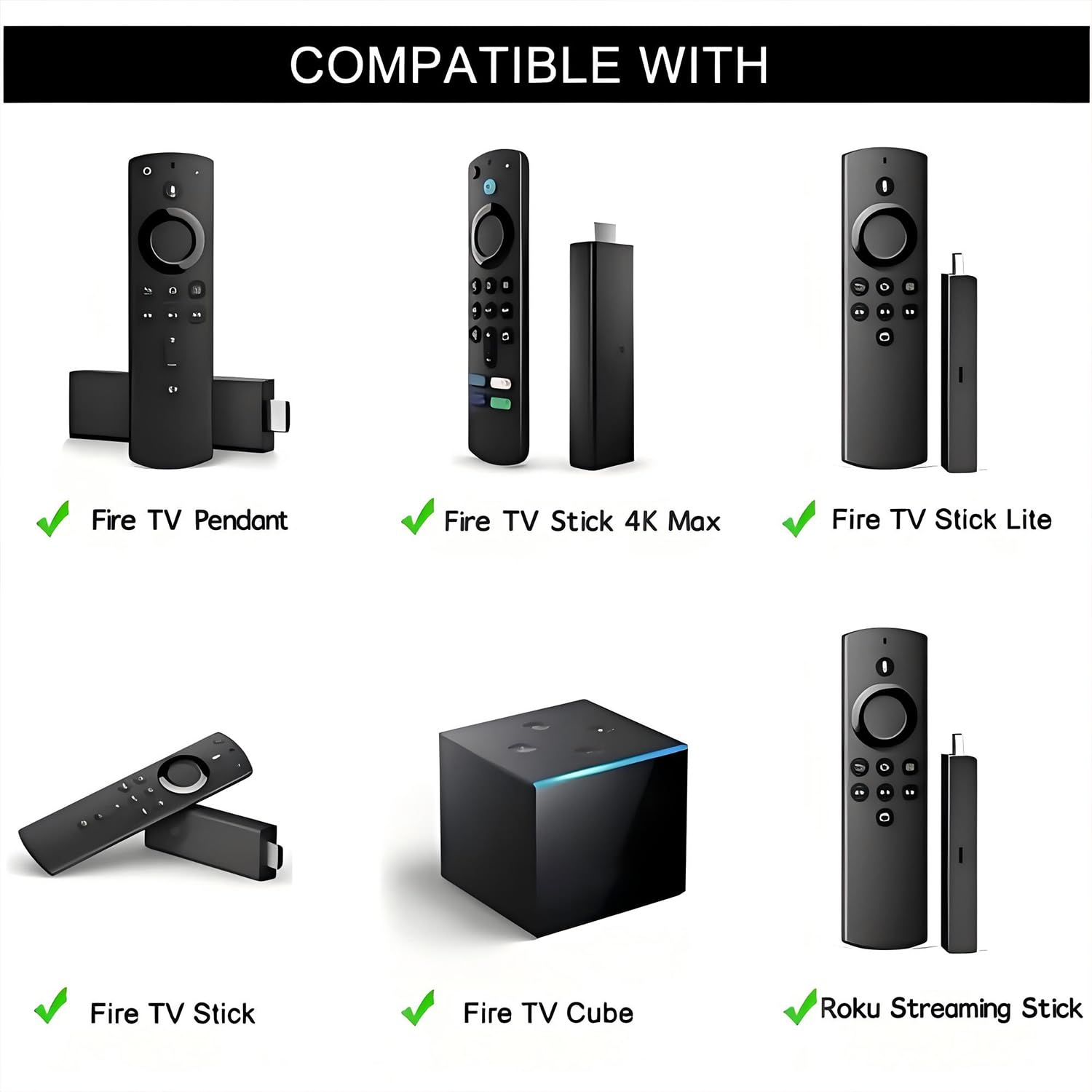 USB Fire TV Stick Charger Cable Compatible for Amazon Fire TV Stick/4K Max, 4K+,Lite, Roku Streaming Stick/Express+, Premiere/+, Roku Voice Remote Pro Micro USB Charging Power Cord Cable (1.5M) image number 5