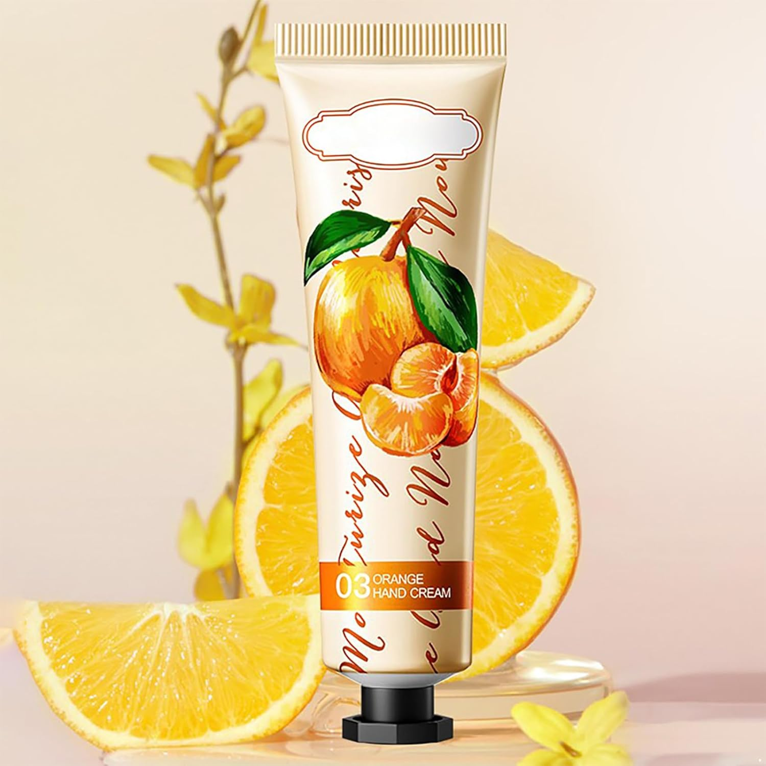 Raenseen 5-Piece Mini Hand Cream Assortment | Fruity & Floral Scented Lotion for Dry Hands, Travel Friendly Skin Care Set Orange One Size - Avocado image number 3