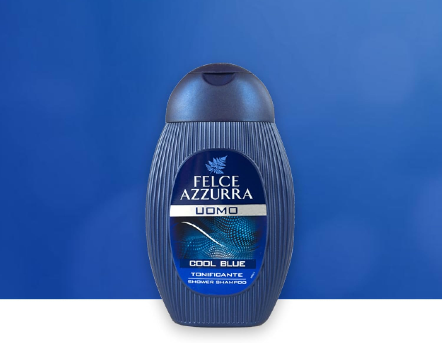 Felce Azzurra Man Shower Gel Cool Blue 2 in 1 Energising Shower Gel and Shampoo with Refreshing Fragrance for a Good Start to the Day - Pack of 1 (1 X 250 Ml) - Cool Blue image number 6