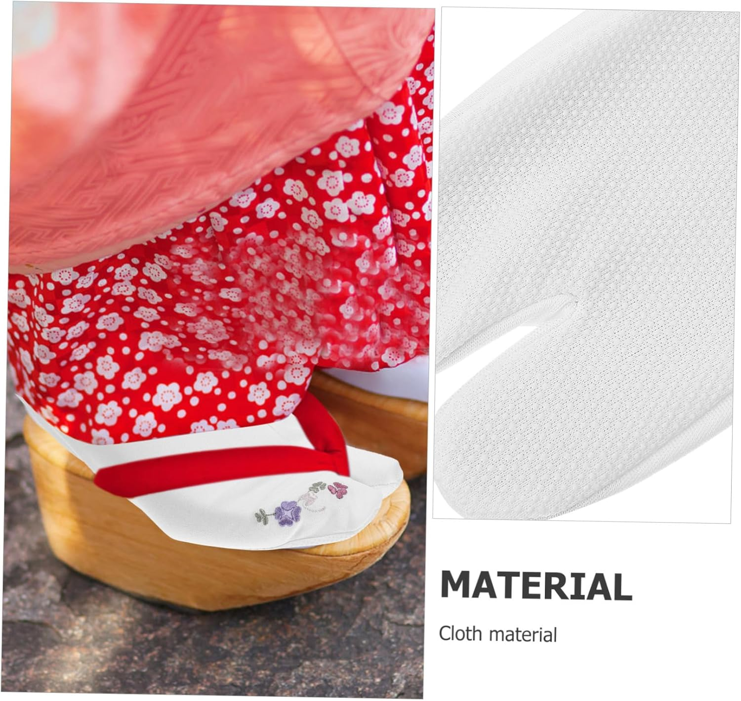 BESPORTBLE Slip Socks for Women Split Toe Socks Non-Skid Soles for Yoga and Home Wear Breathable Toe Separated for Indoor Activities image number 5